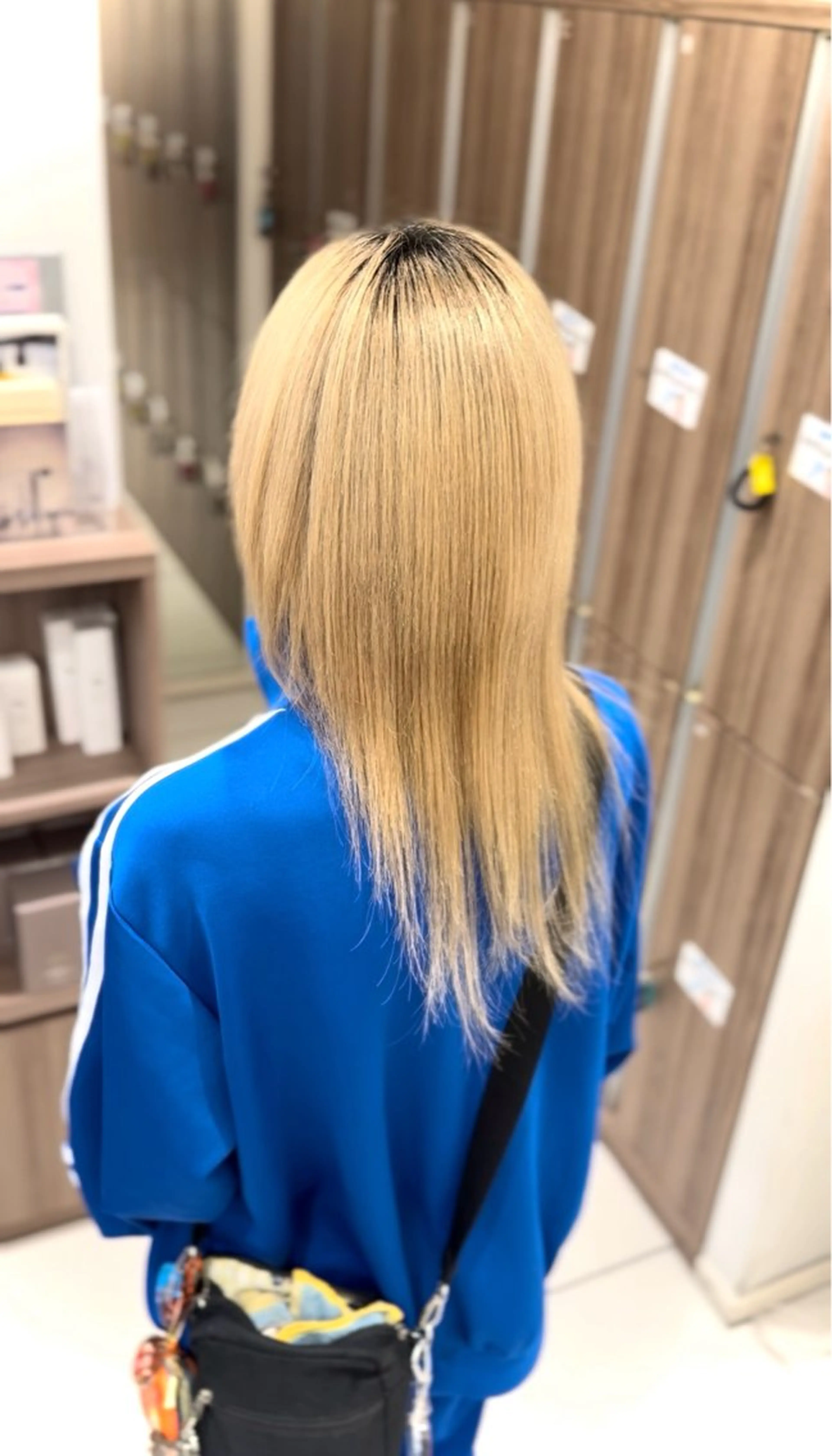 縮毛矯正＋髪質改善の写真