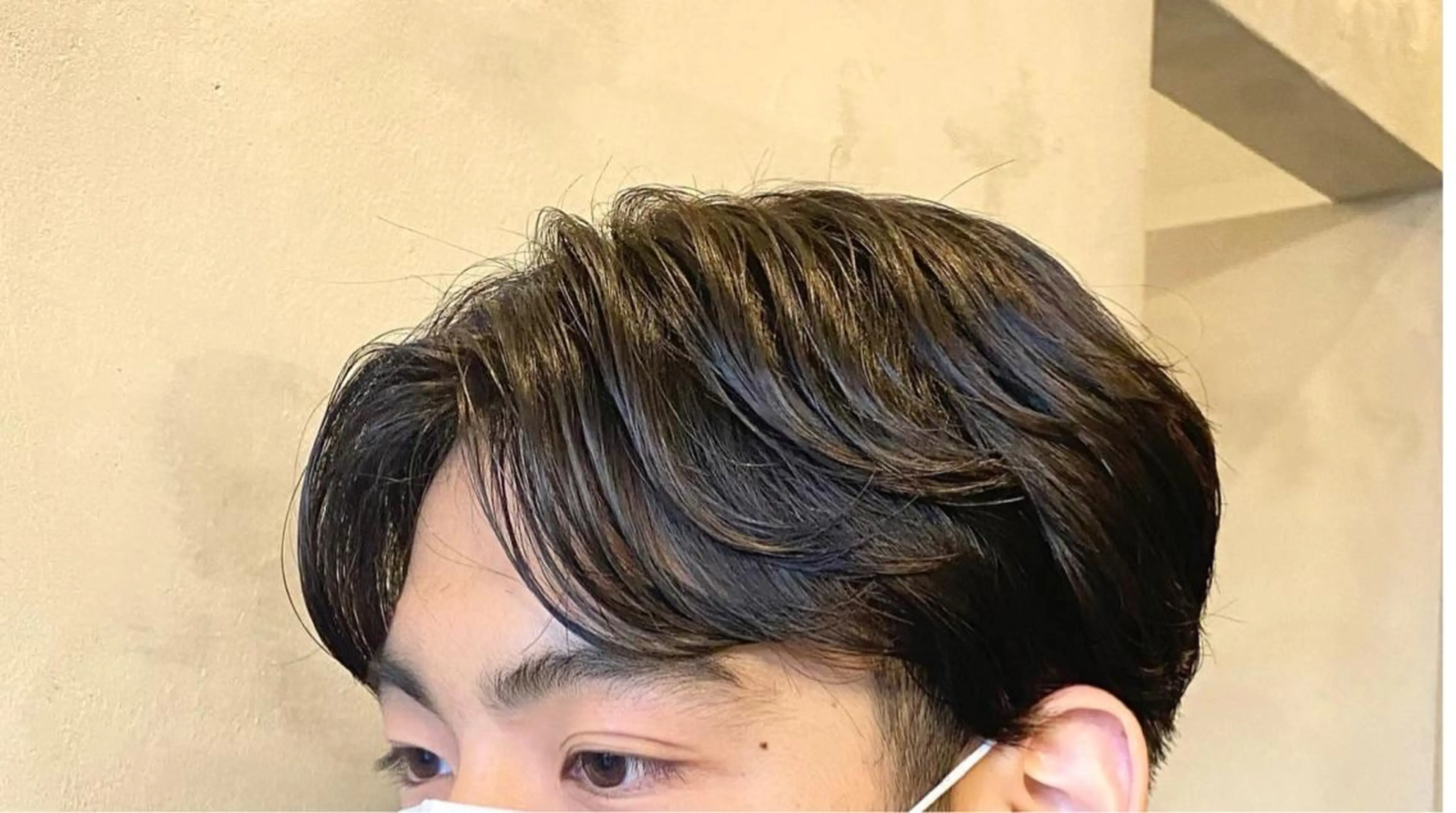 パーマ メンズ メンズパーマ 学生（メンズ向け） 学生 ニュアンスパーマ Salonde  COCO所属・メンズパーマ/ RIOのヘアスタイル