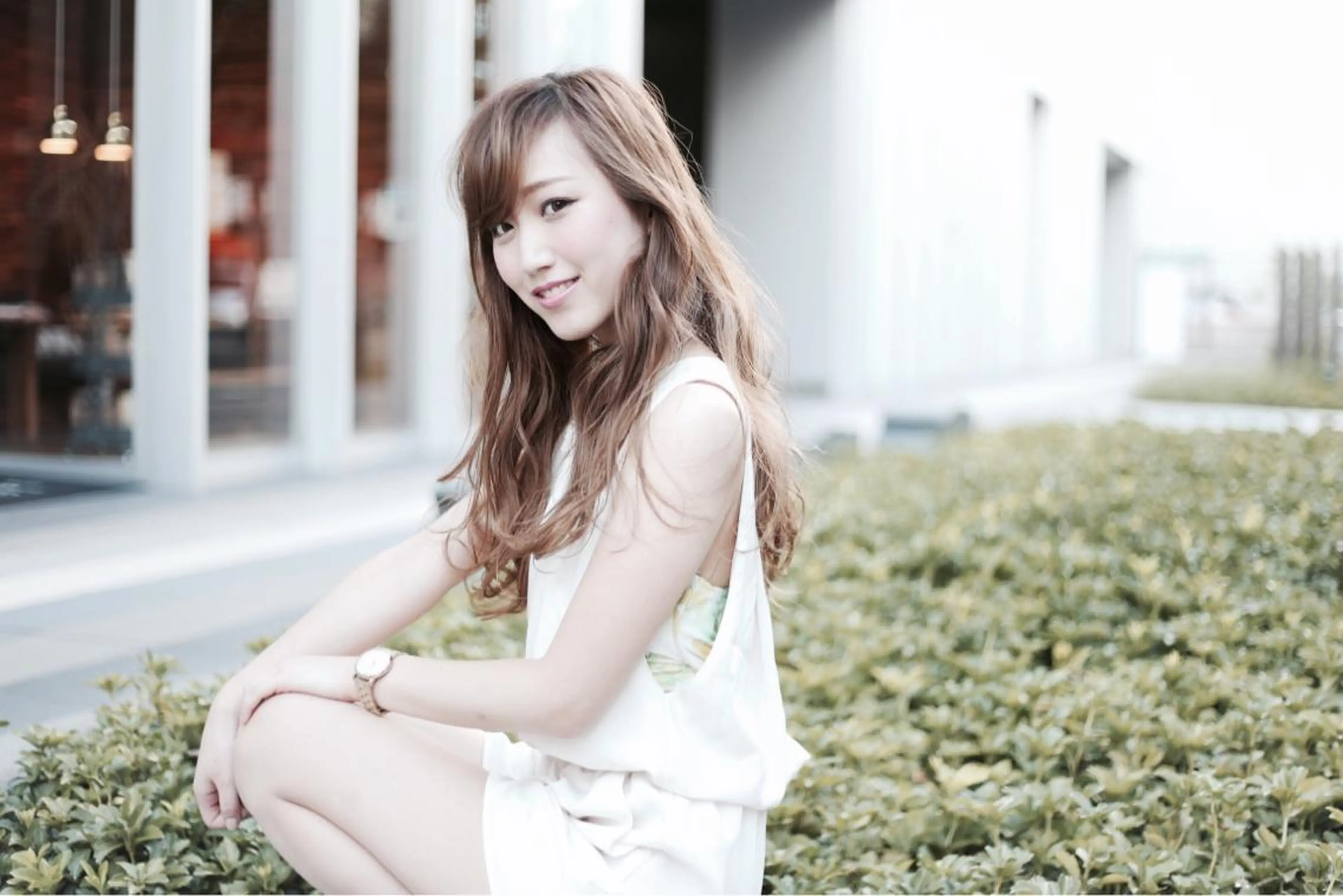 セミロング ロング カラー パーマ Hair&Eyelash SUNNY GRACE✂︎Cherie所属・SUNNY GRACEのヘアスタイル