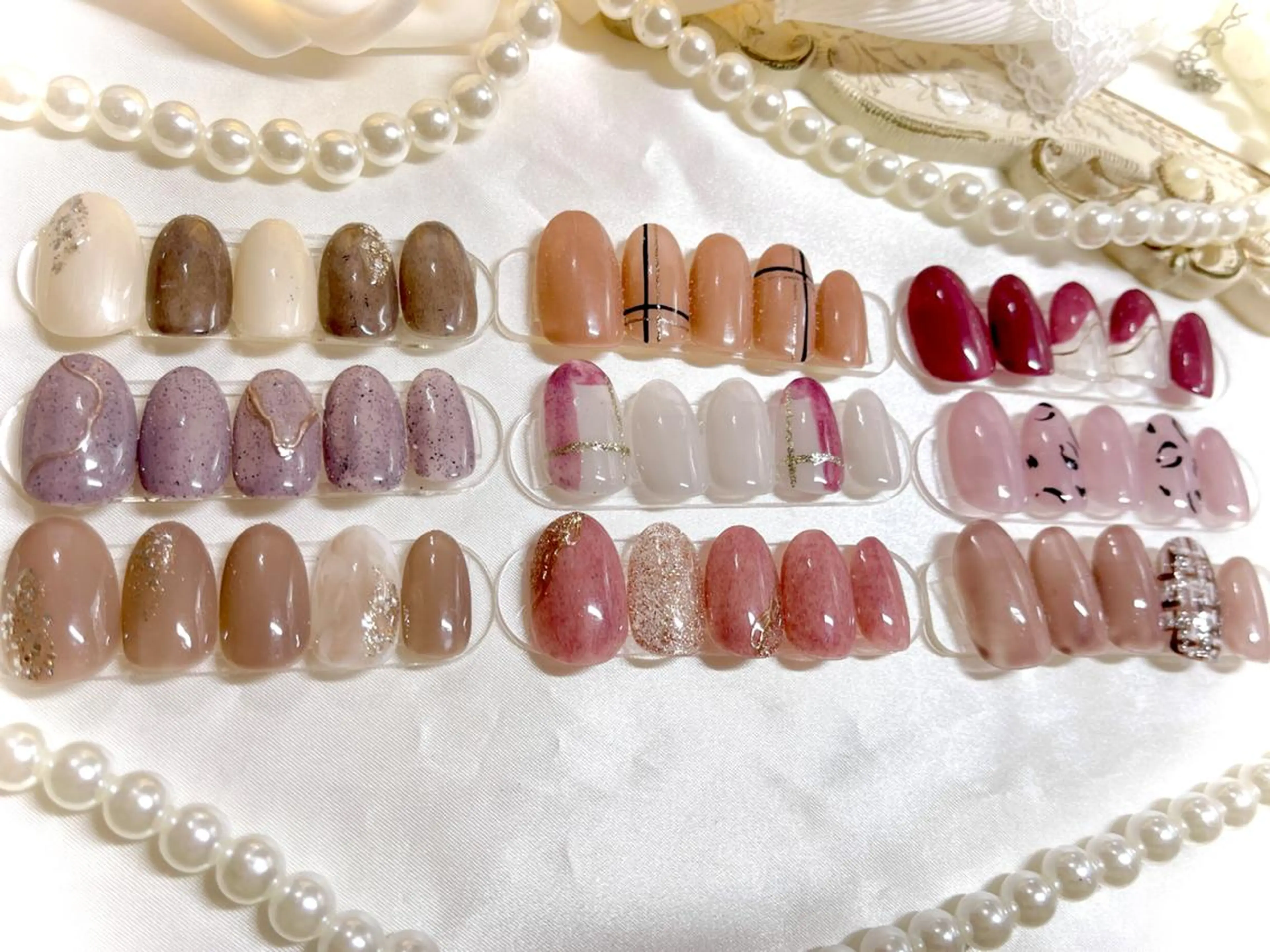 ꫛꫀꪝ🫧【オフあり】秋トレンド先取り🎀✨️秋のシンプルベーシックネイル🧡の写真
