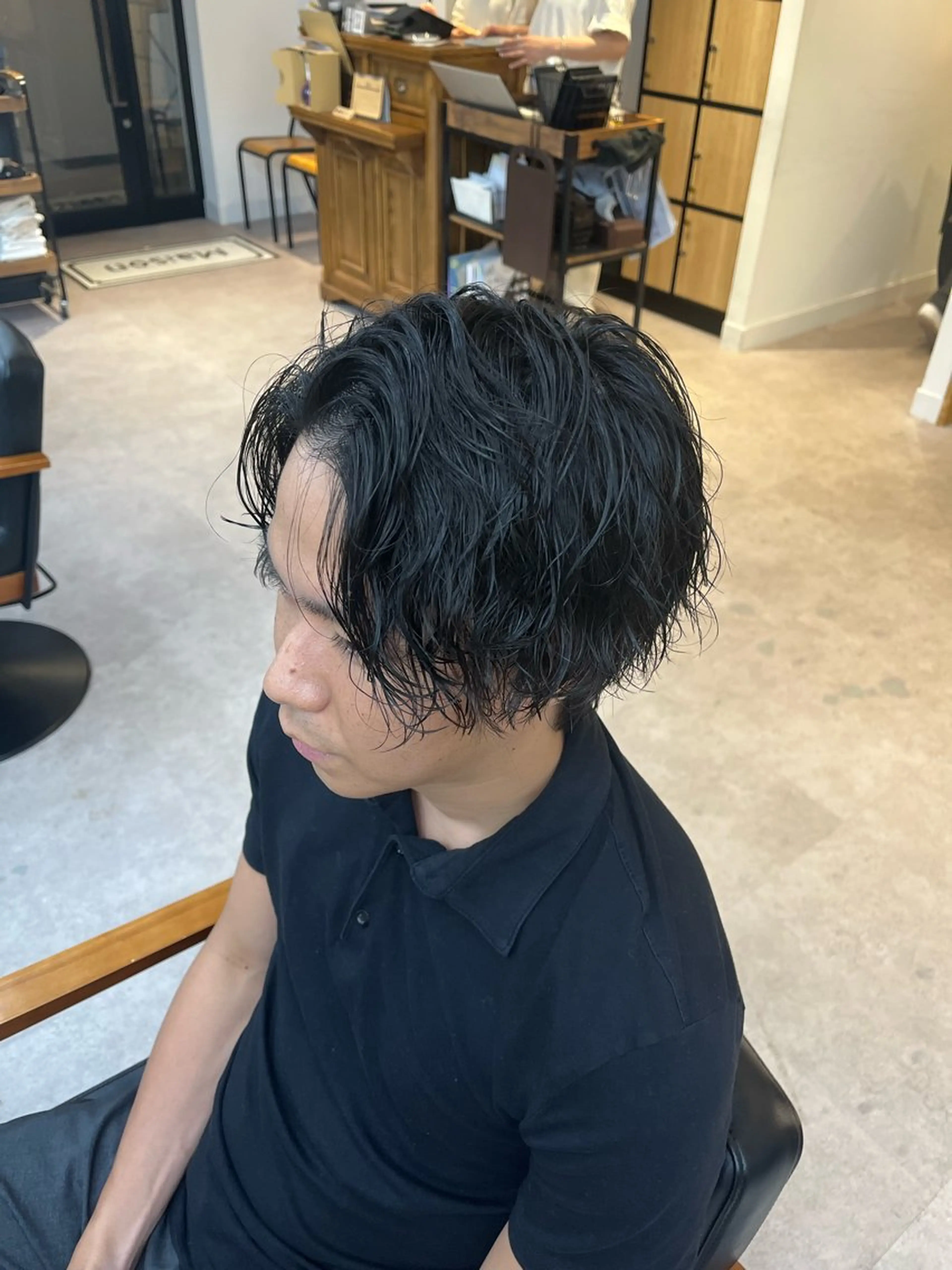 パーマ メンズ ✨メンズパーマ特化 アリサ✨のマツエク・マツパデザイン
