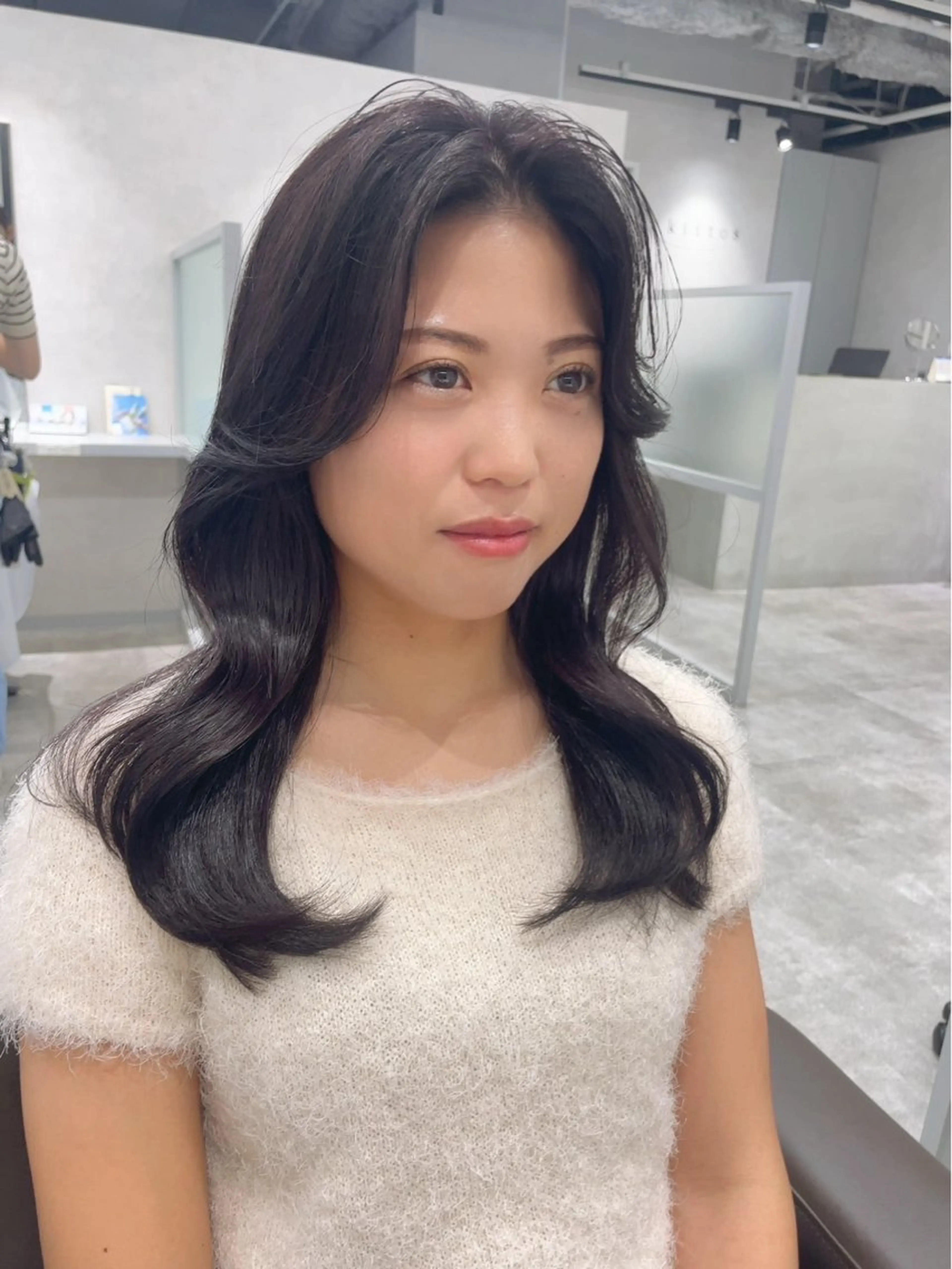セミロング 明松 功喜のヘアスタイル
