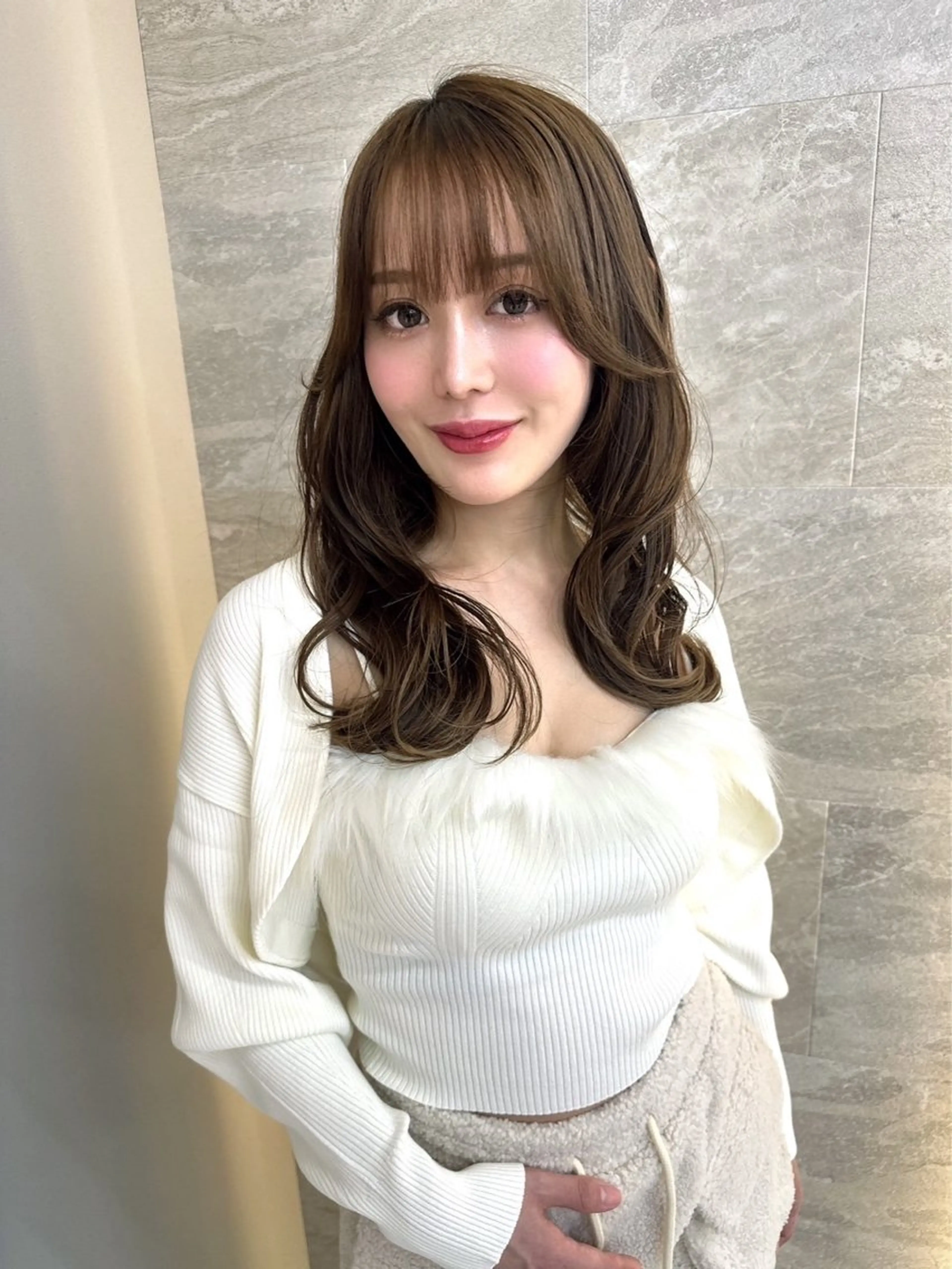 ショート カラー 池袋/韓国風レイヤー 髪質改善【ugen】のヘアスタイル