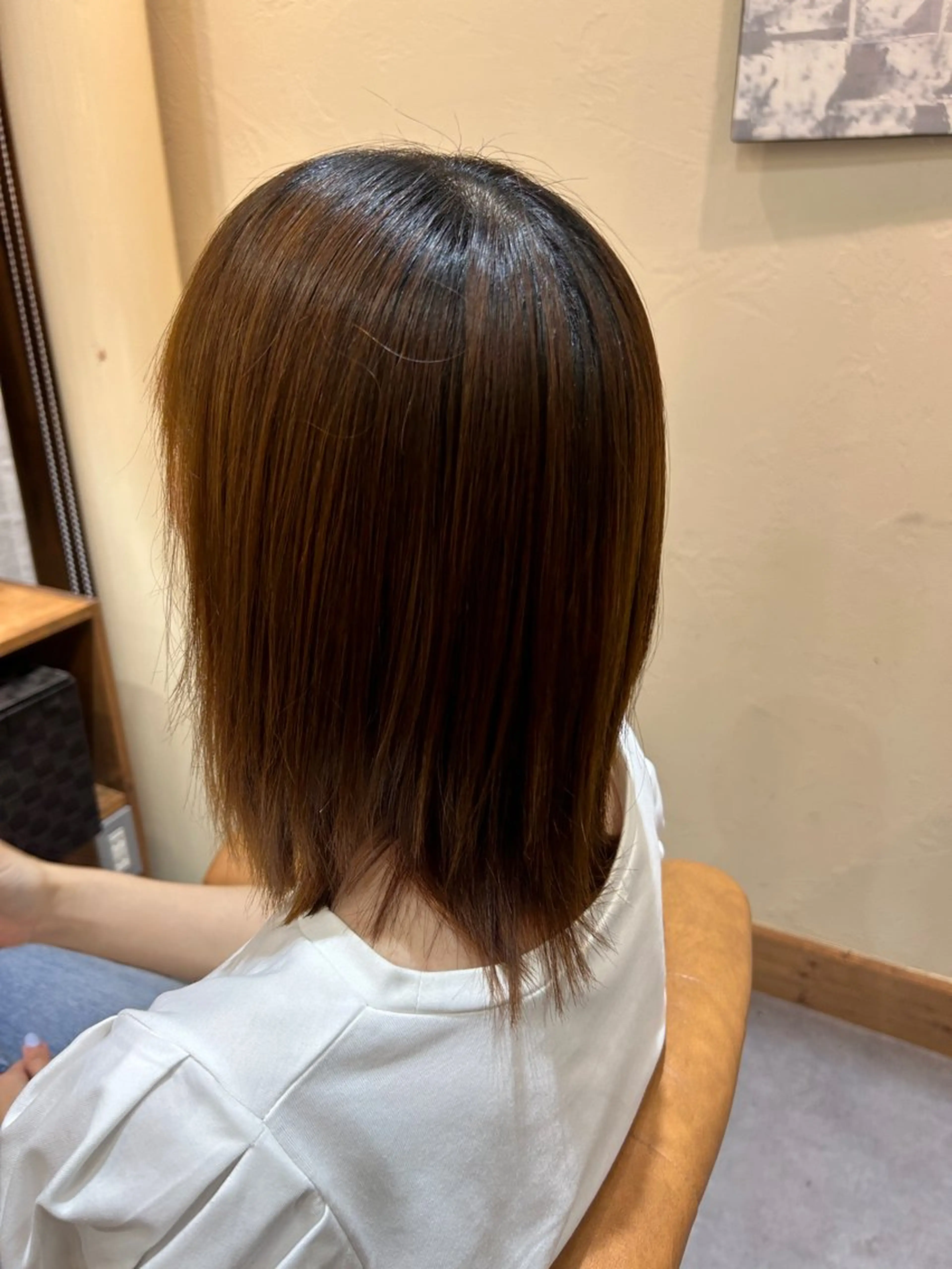 ミディアム ミディアムパーマ 井上 萌のヘアスタイル