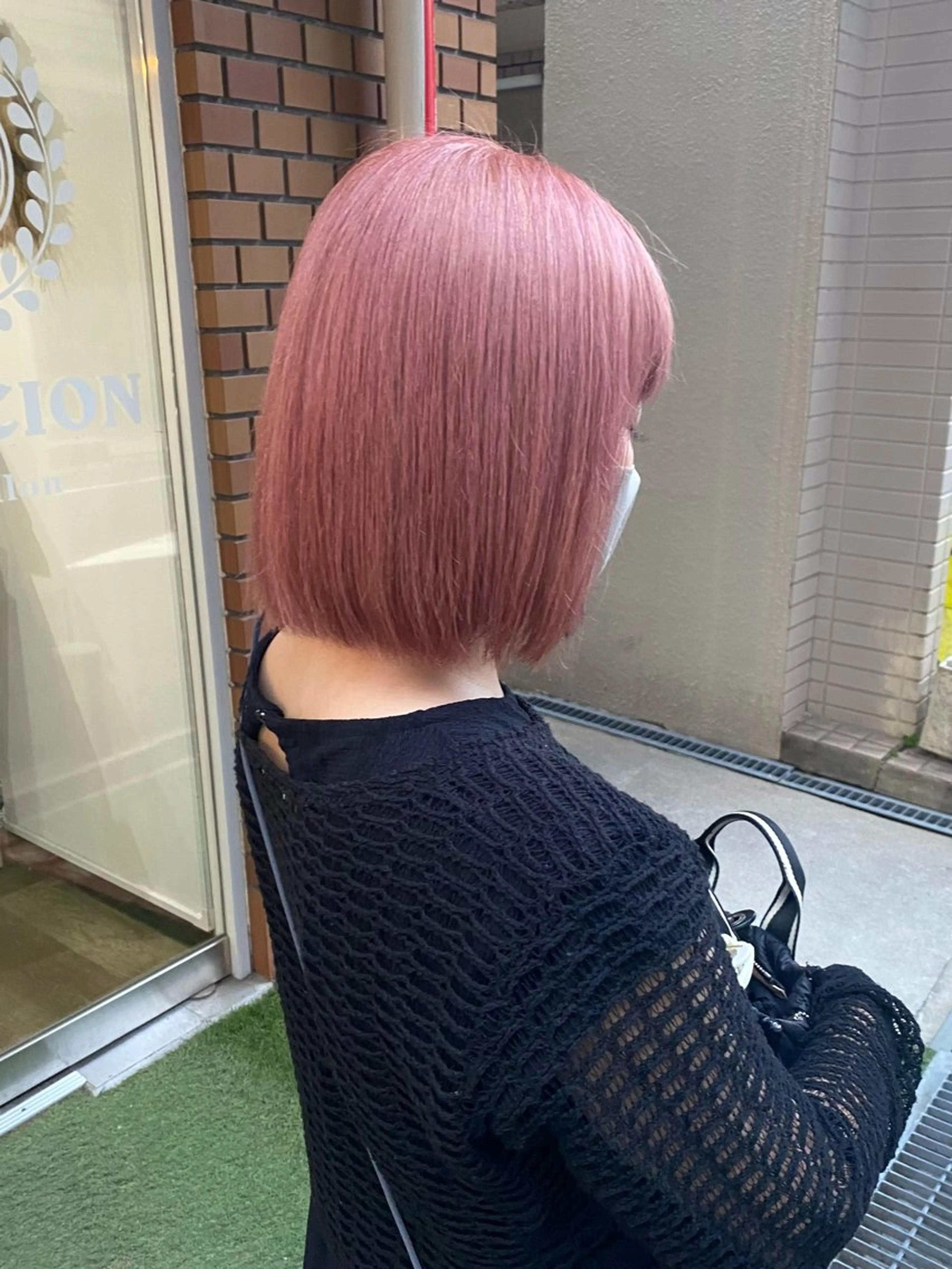 ミディアム カラー ヘアカラー トリートメント HONDA KANONのヘアスタイル