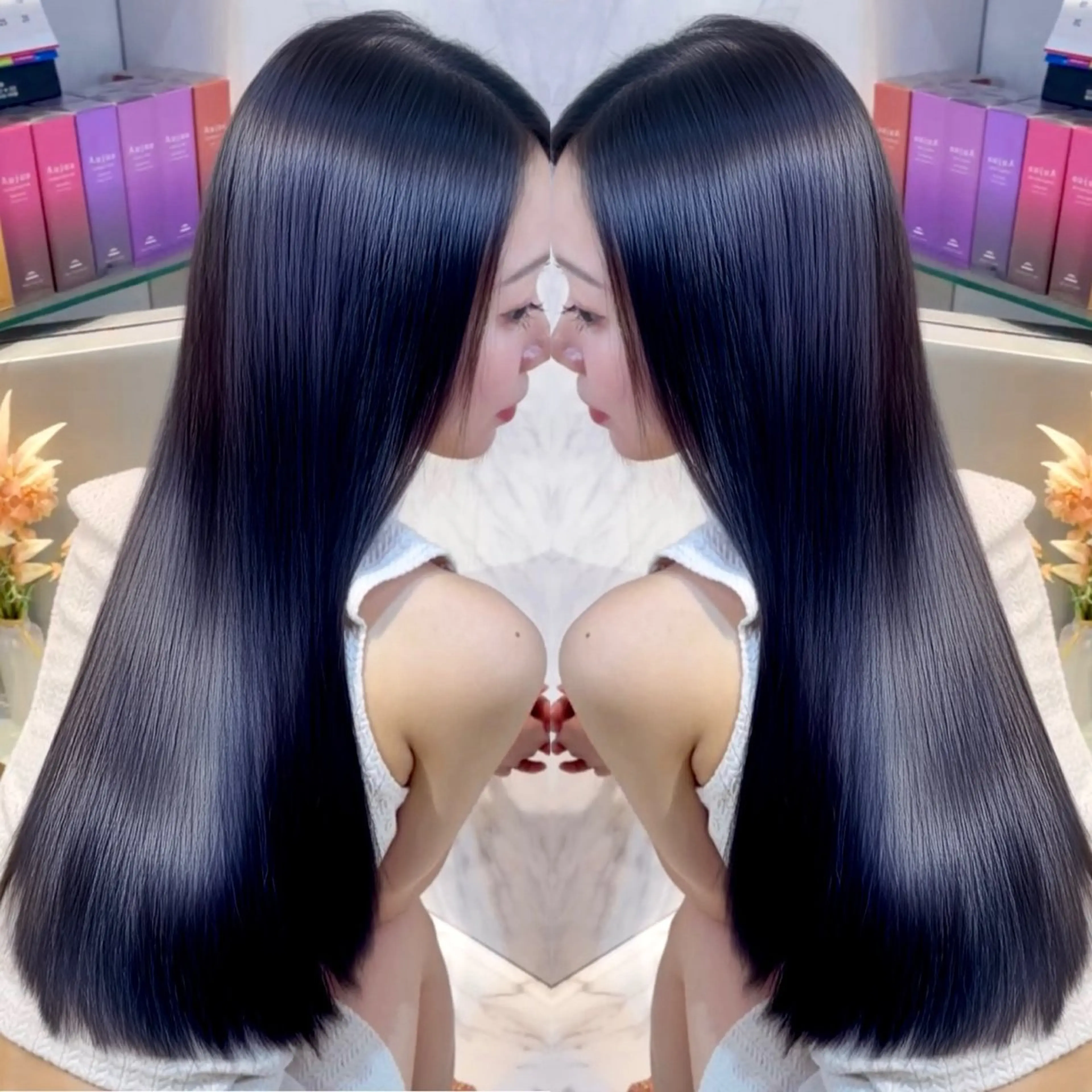 カット+高発色カラー +髪質改善ULTOWA or13stepTRの写真