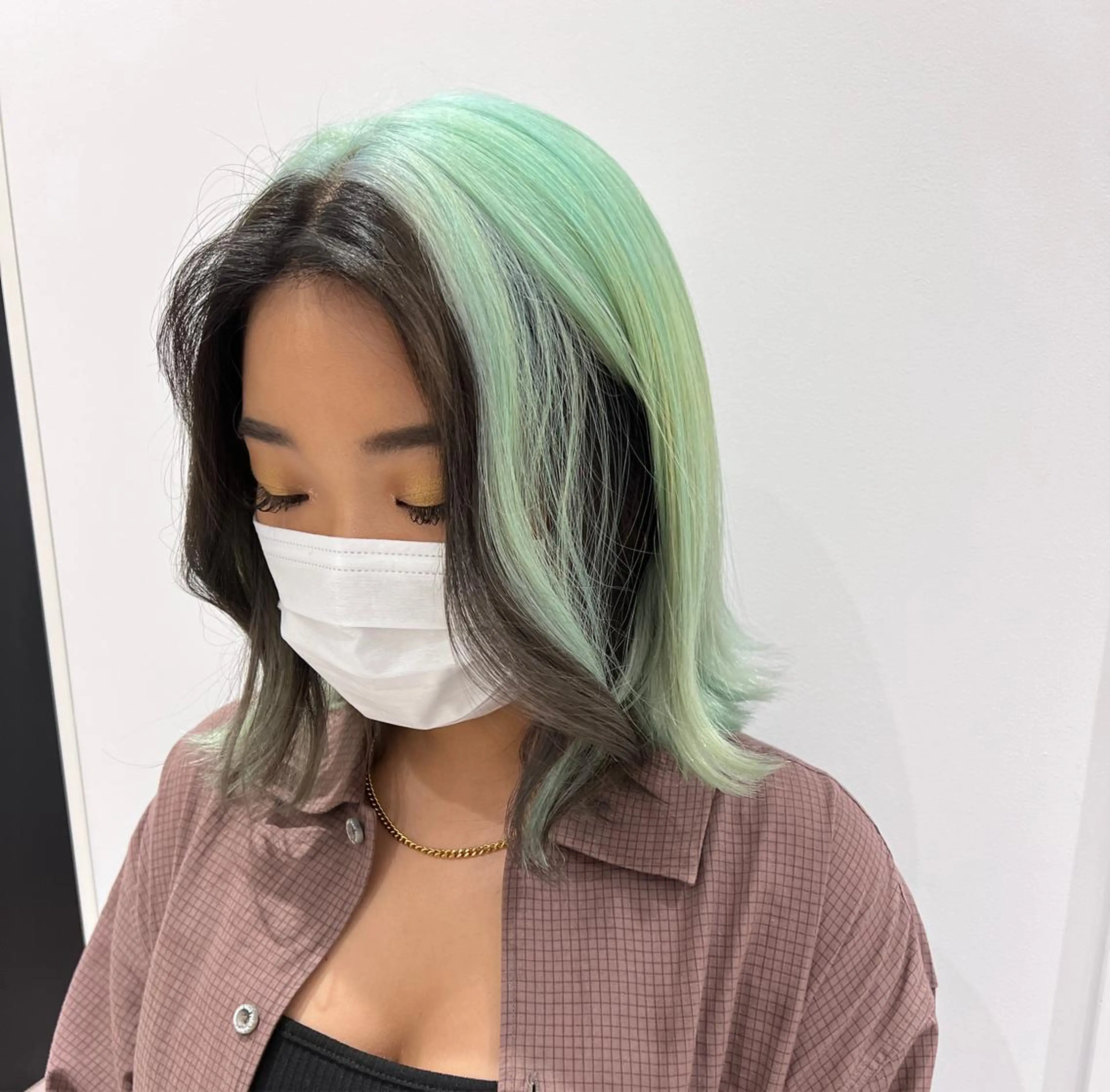 ミディアム カラー カット ヘアカラー トリートメント ally hairsalon所属・Emi .のヘアスタイル