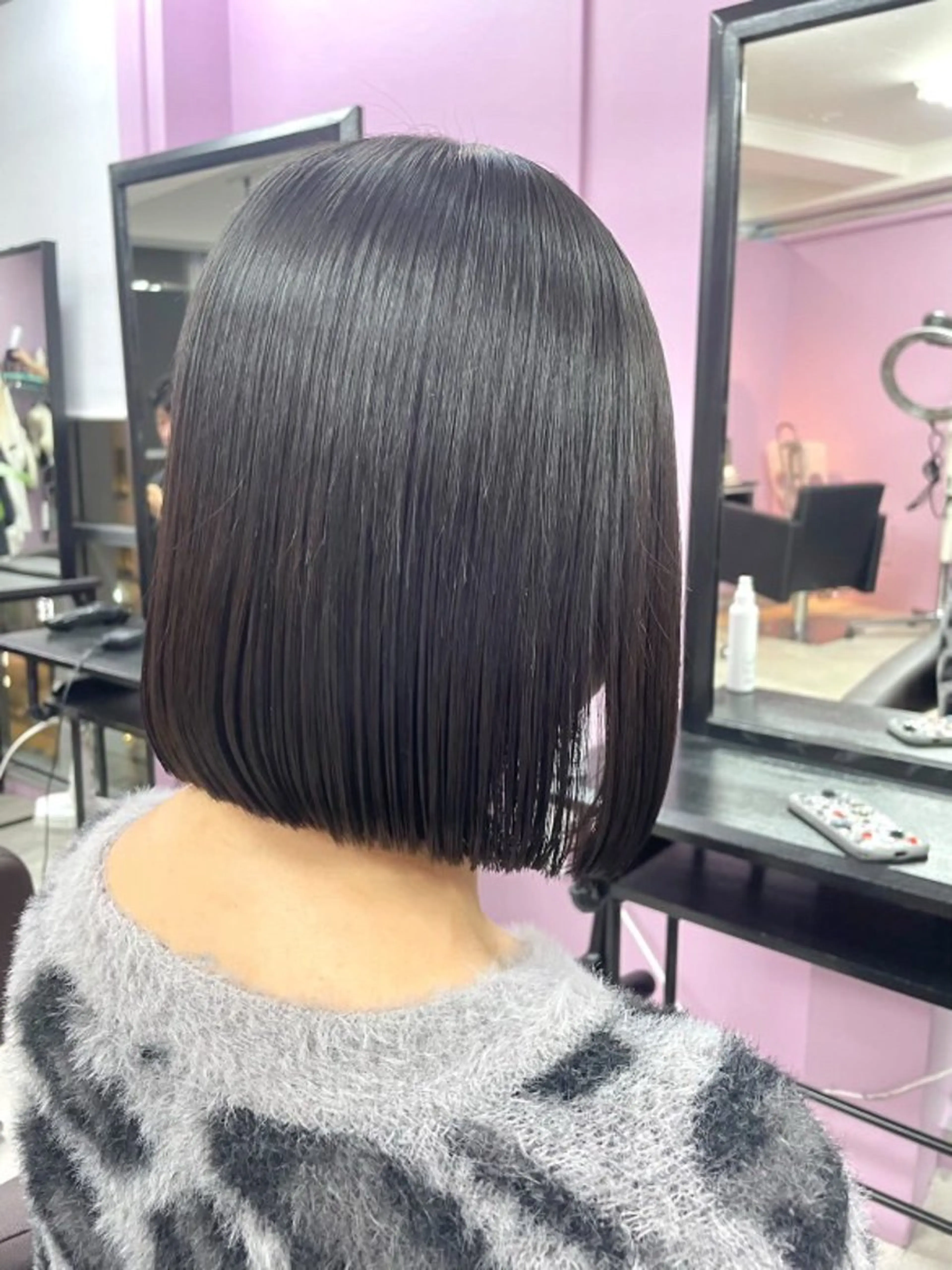 ショート カット 縮毛矯正 高尾亮輔/ ボブ特化美容師のヘアスタイル