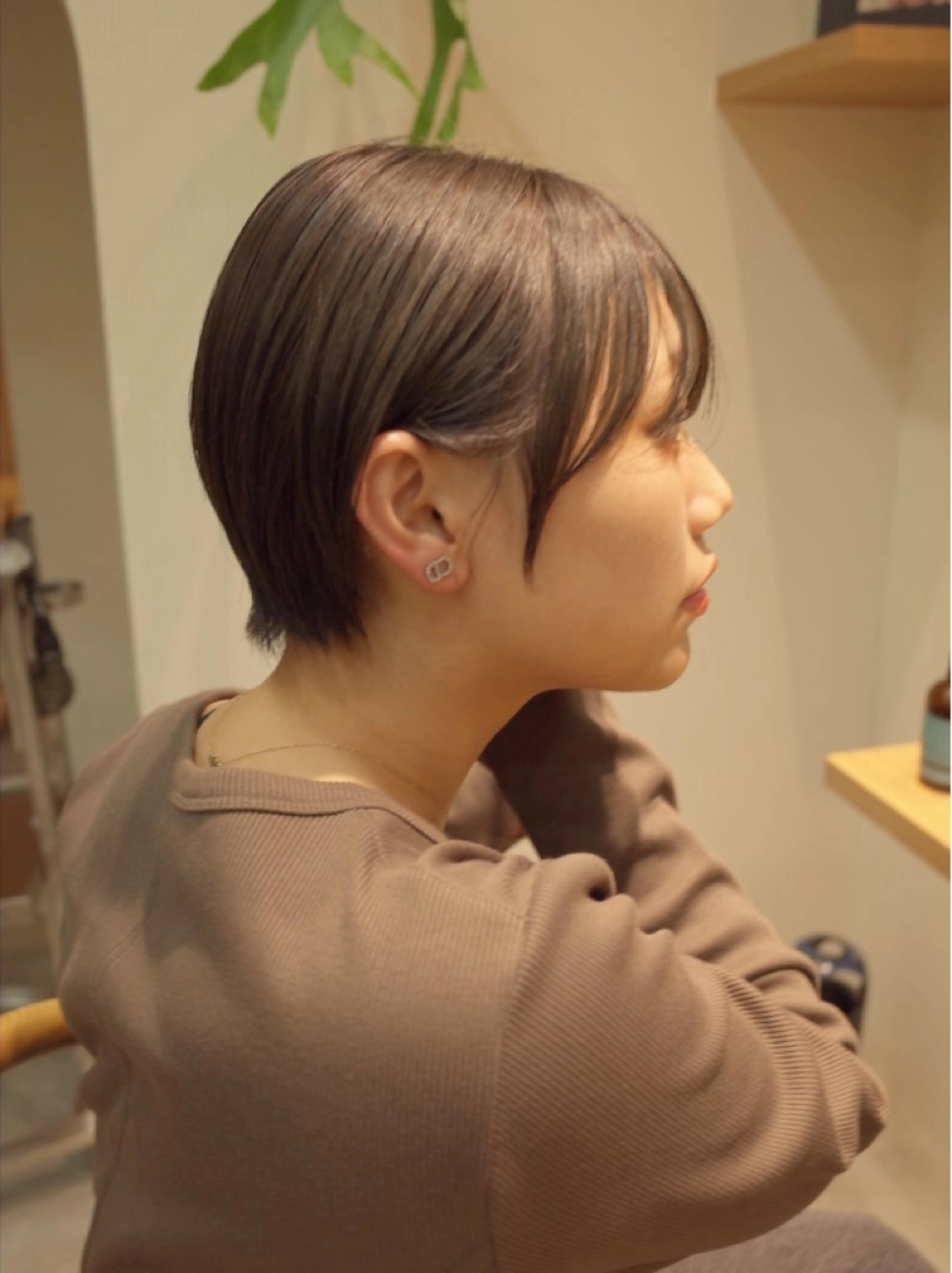 ショート カット ヘアカラー ウルフ、ボブ美容師 今井のヘアスタイル