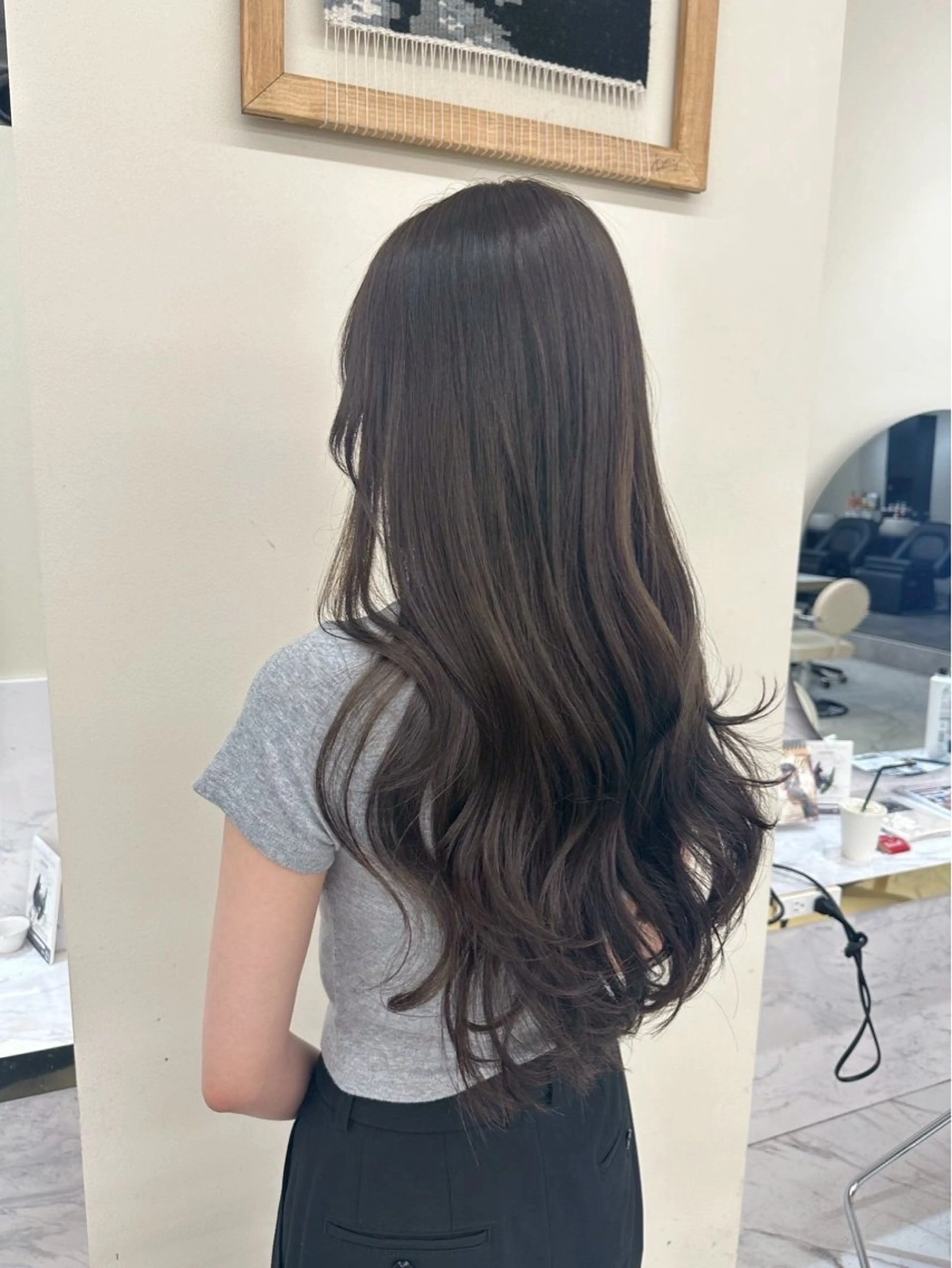 ロング カラー 髪質改善 トリートメント ヘアカラー トリートメント 髪質改善🫧 カラー特化/Hinaのヘアスタイル