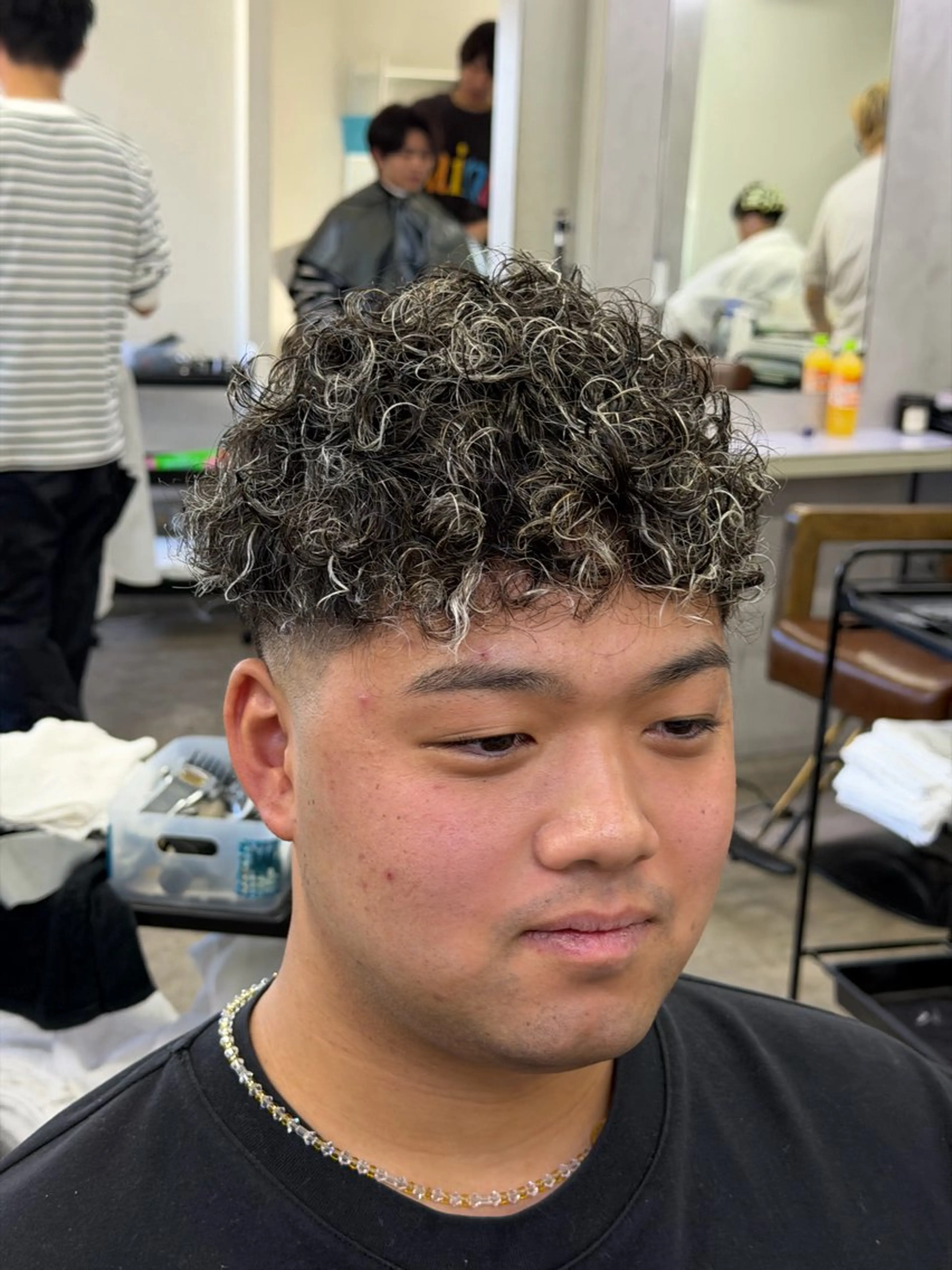 ショート メンズ メンズパーマ Hair make frei所属・メンズ専門美容師 堀井隼のヘアスタイル