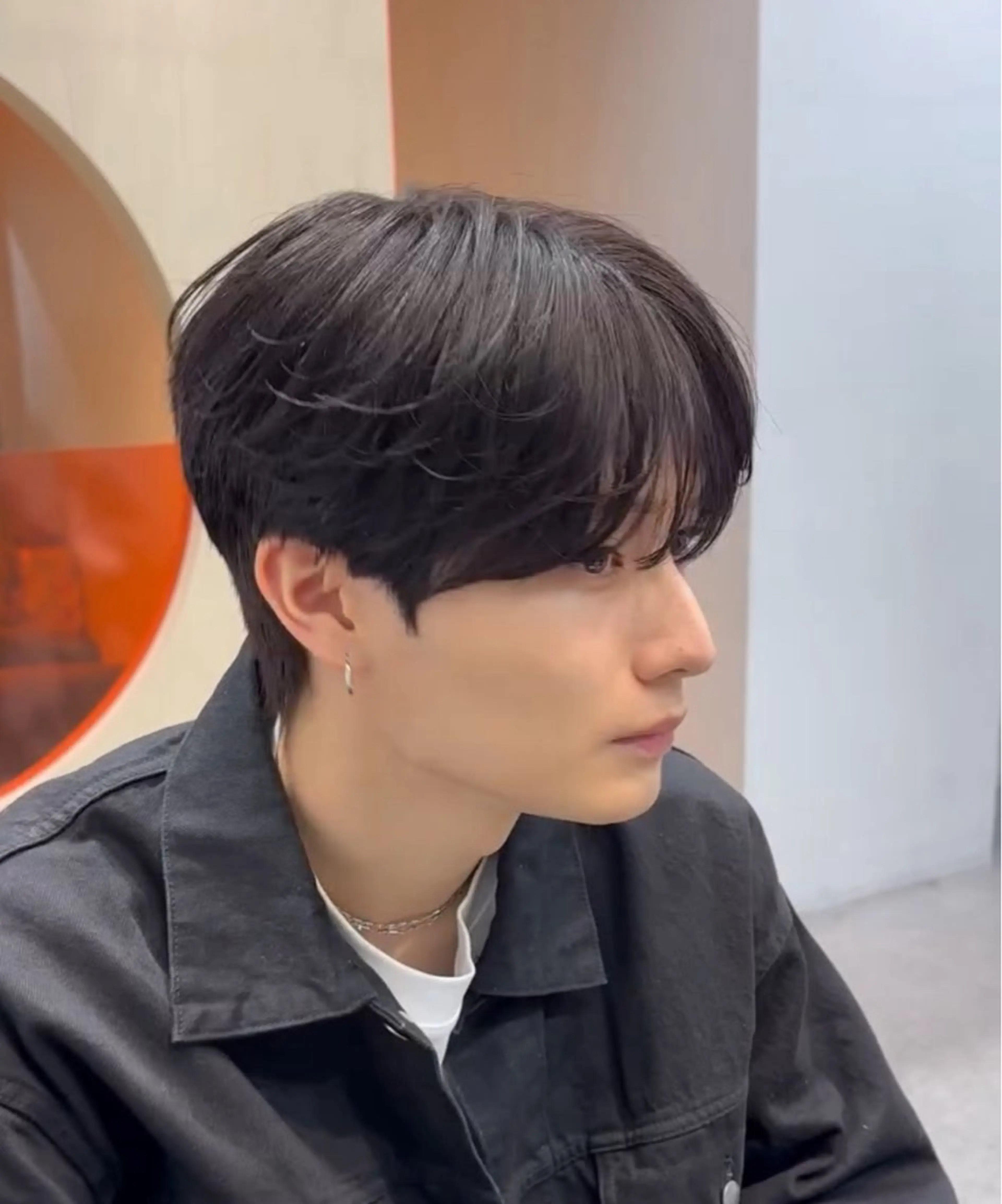 ショート カラー パーマ メンズ キッズ メンズパーマ ニュアンスパーマ 栄💗メンズパーマ| ハイトーン|haruのヘアスタイル