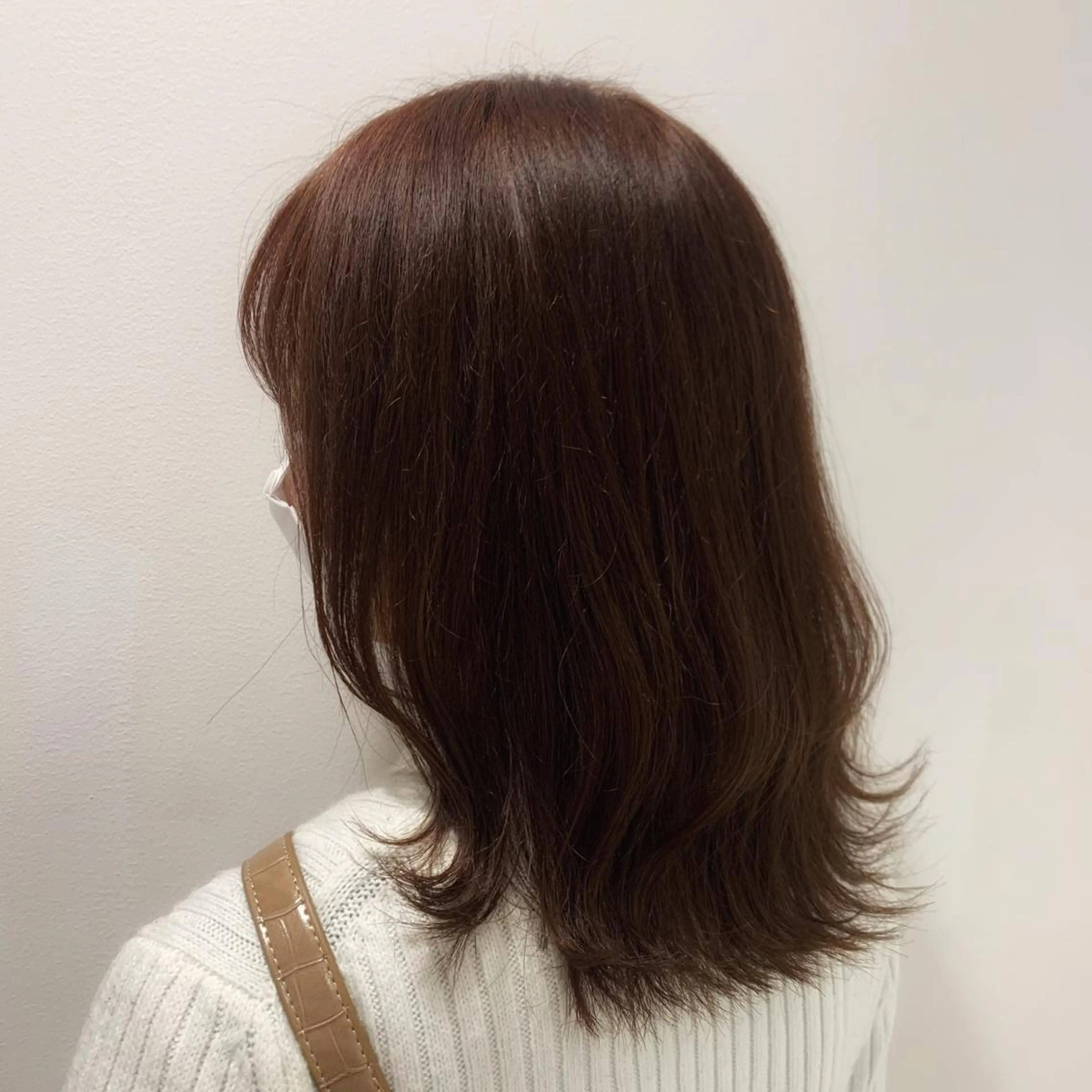 ミディアム カラー 🍒暖色✖️レイヤー ／Haruna🍒のヘアスタイル