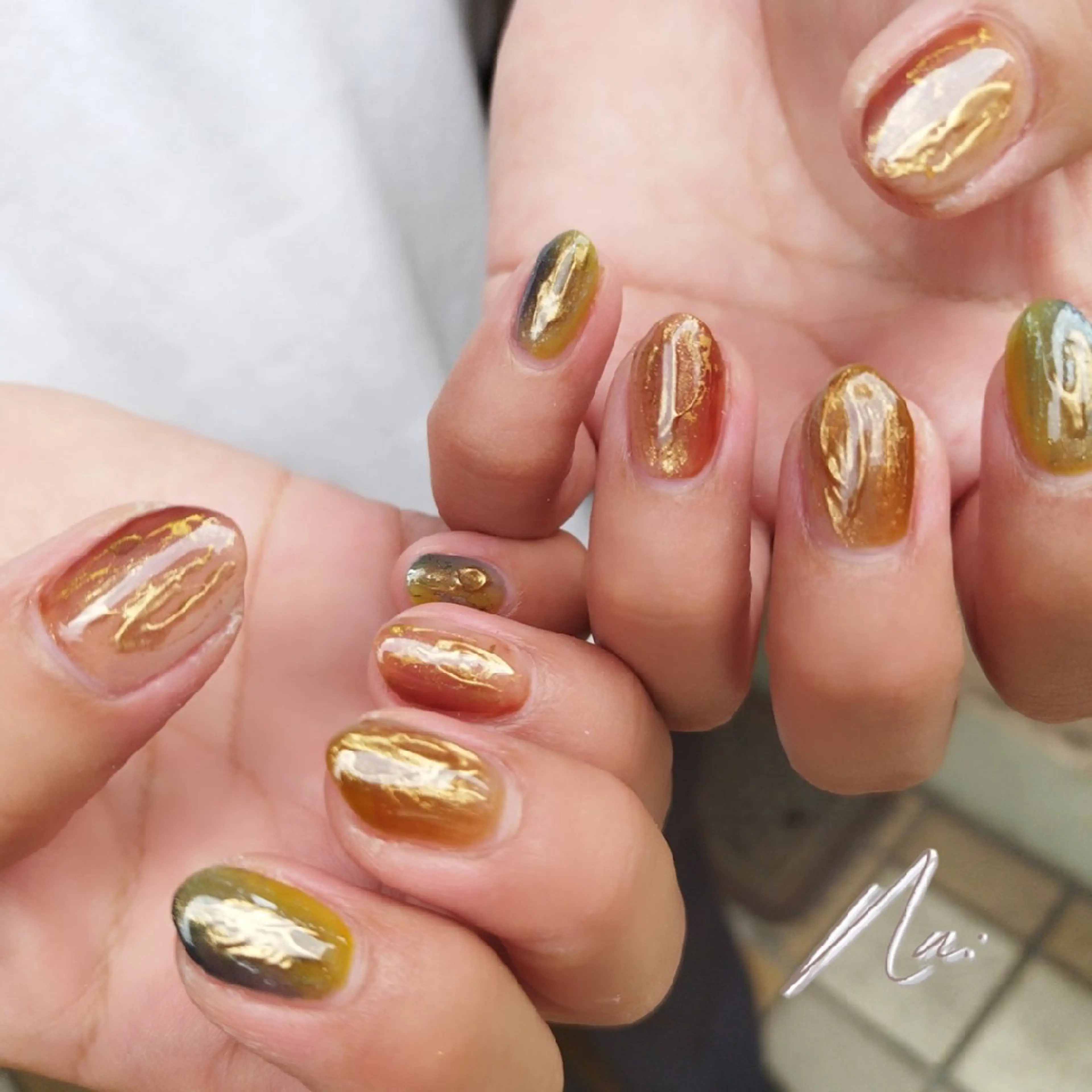 ネイル ニュアンスネイル Nu:茅ヶ崎所属・Nu: ヌーのネイルデザイン