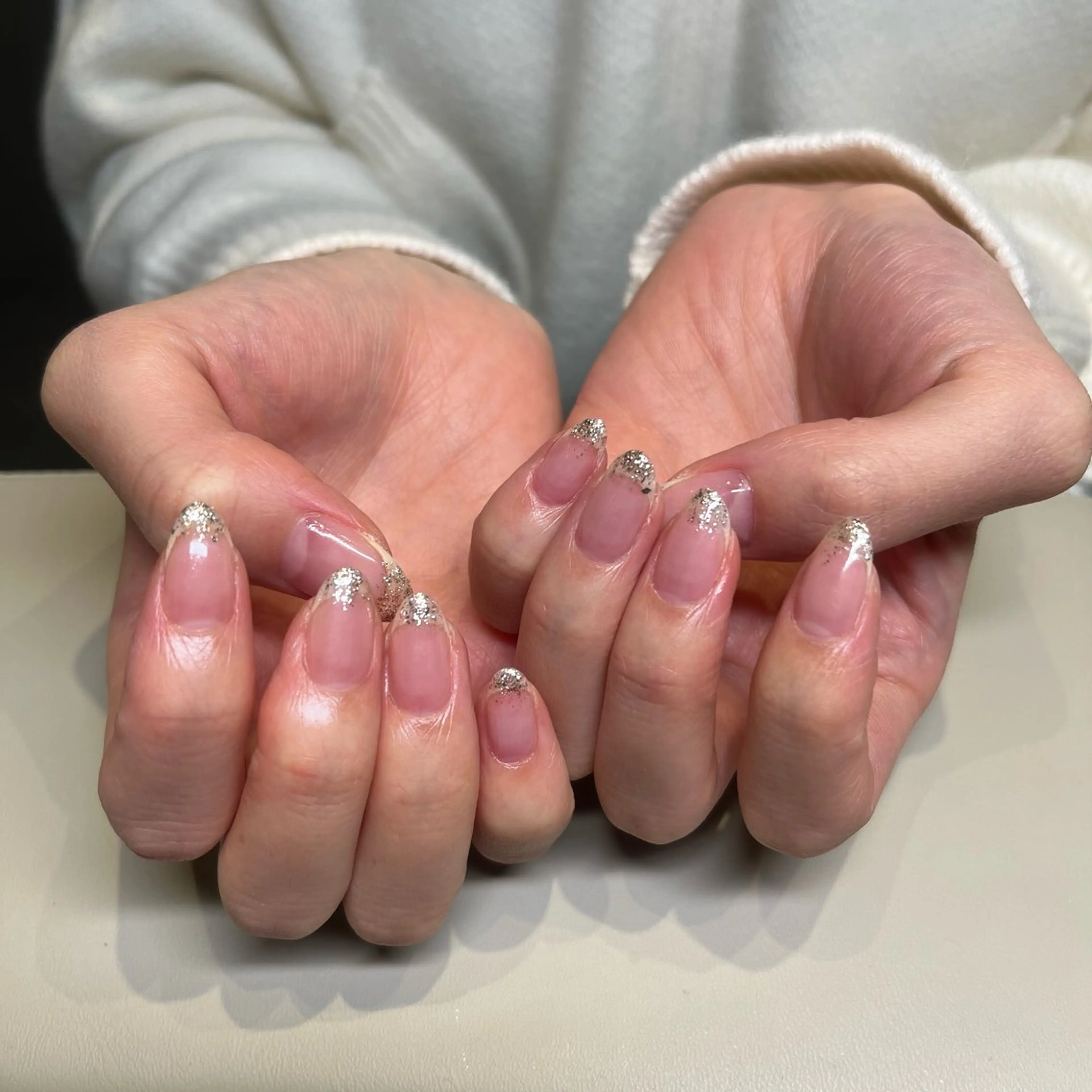 ネイル ラメ(グリッター) ラメグラデーション やました ひめののネイルデザイン