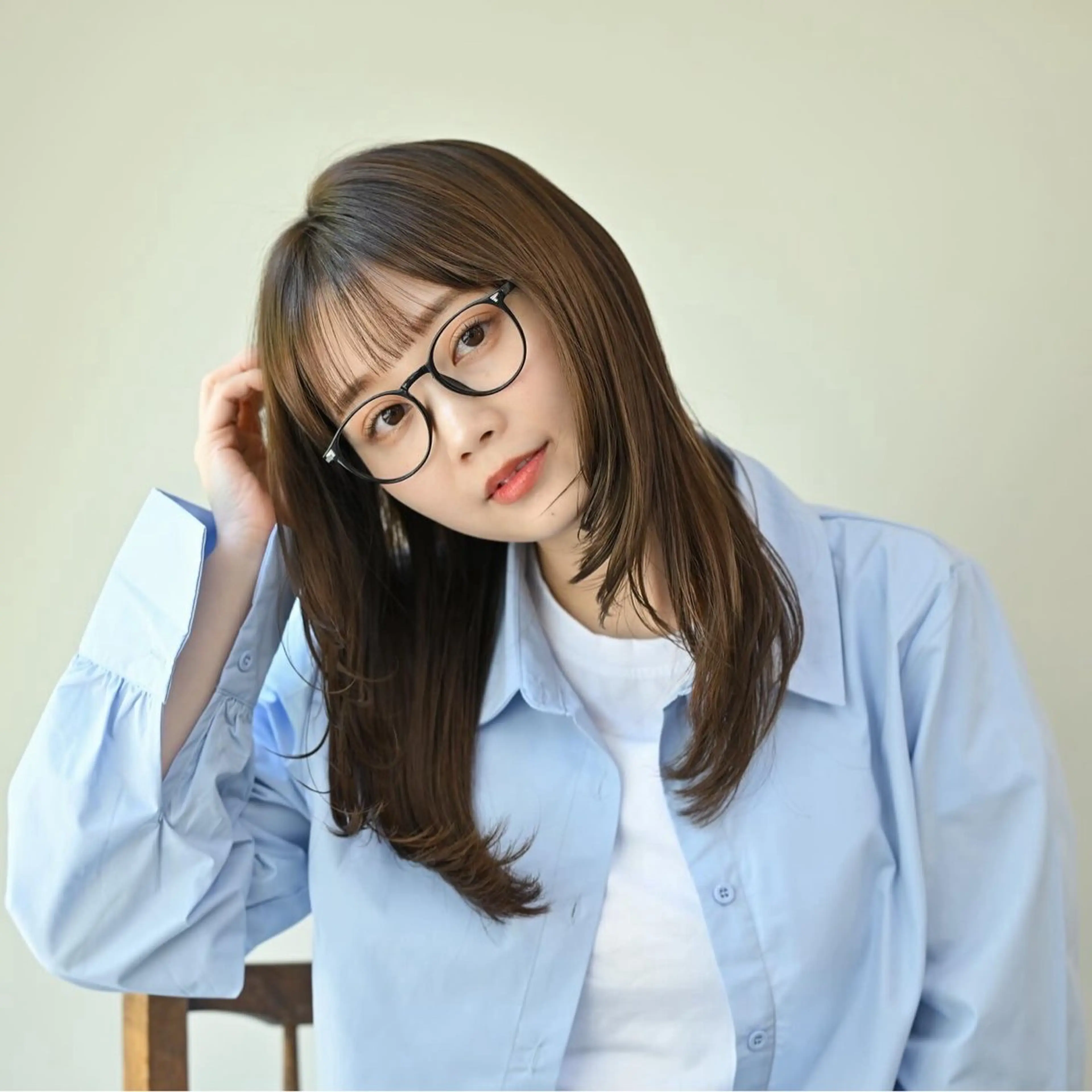 ロング カラー 髪質改善カラー ベージュ🤎YUMEのヘアスタイル