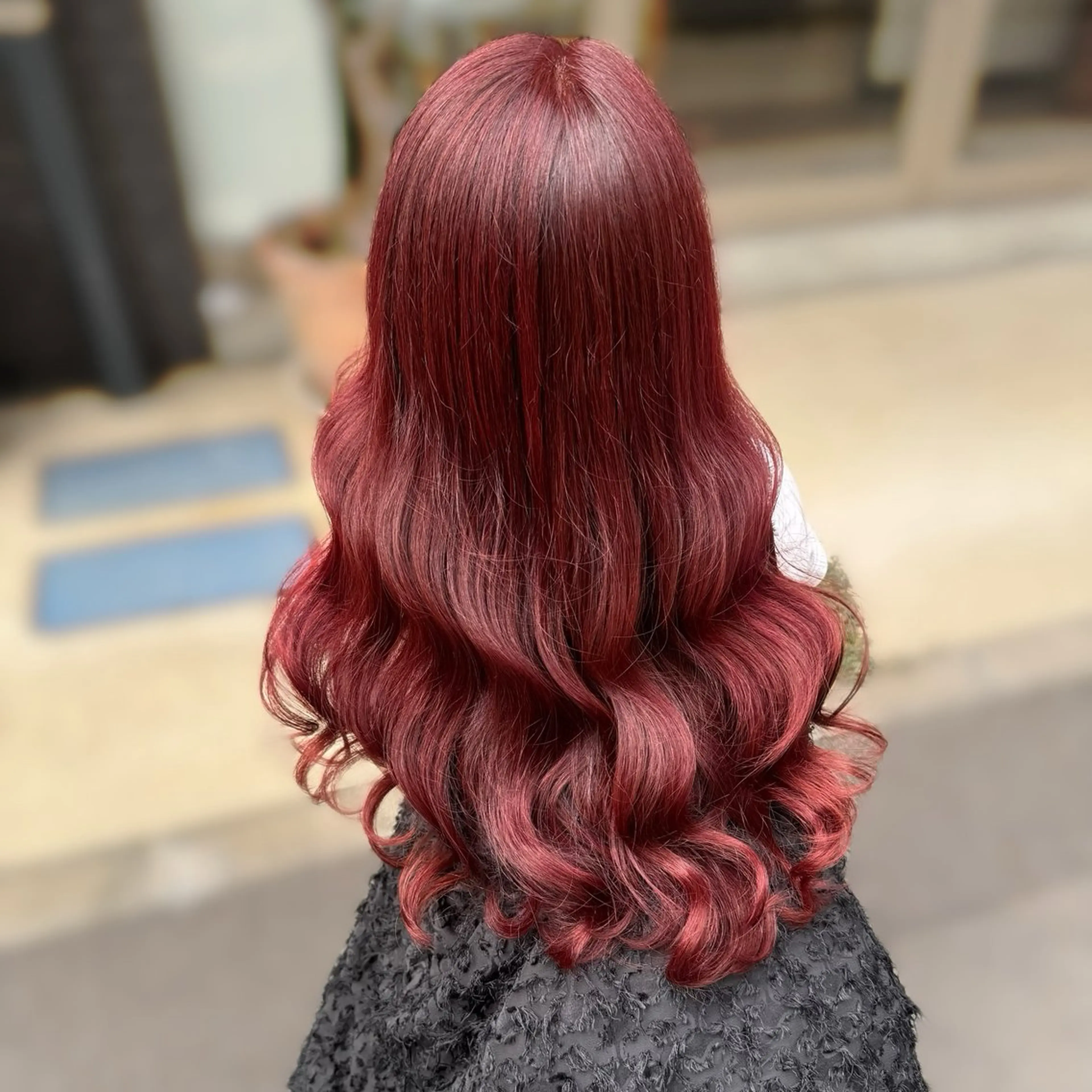 ロング カラー カット ヘアカラー トリートメント kana ブリーチなしカラー✨のヘアスタイル