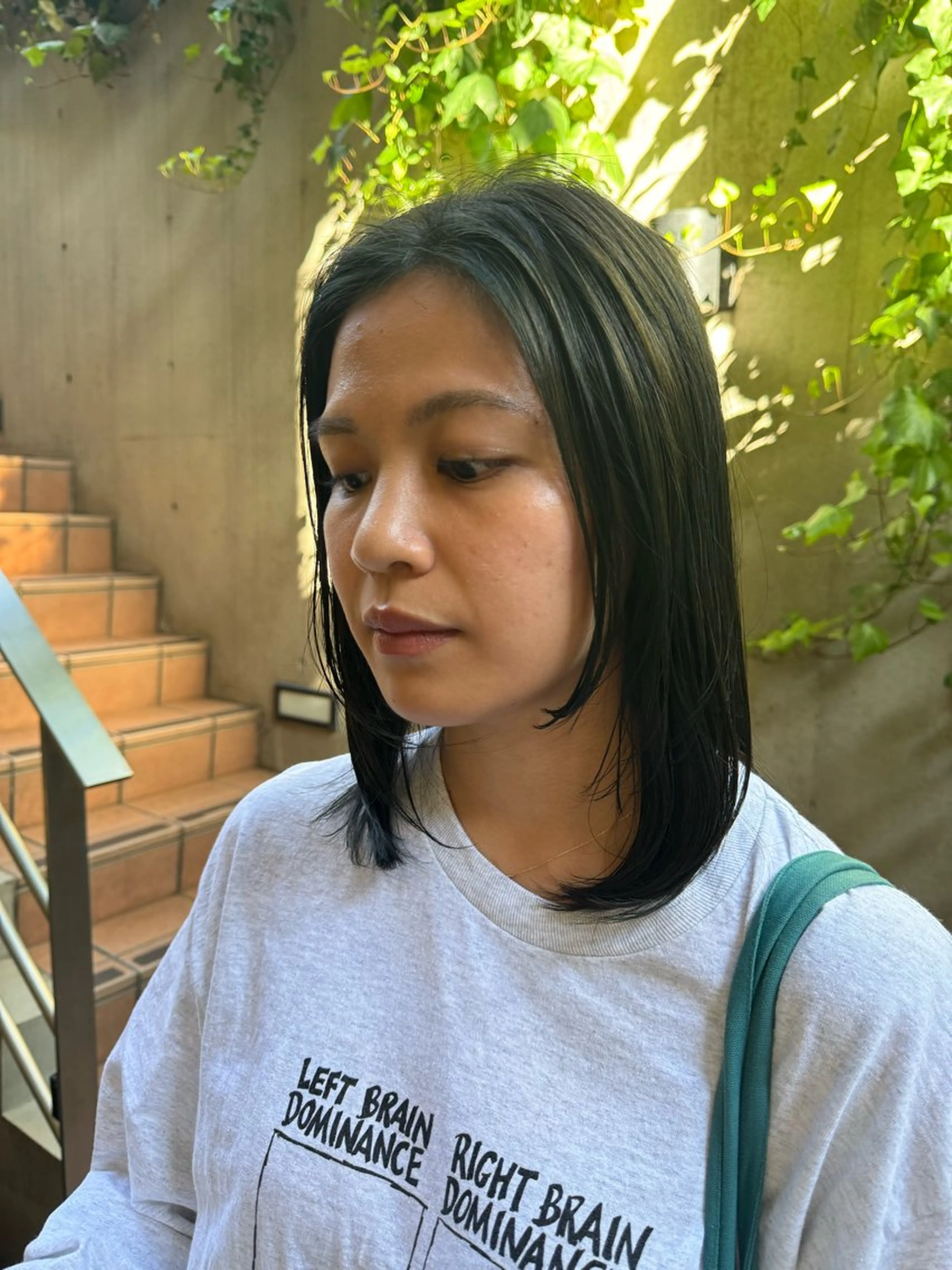 ミディアム カット ヘアカラー トリートメント なみまきパーマ/ボブ パーマ🌼杉田 萌恵のヘアスタイル