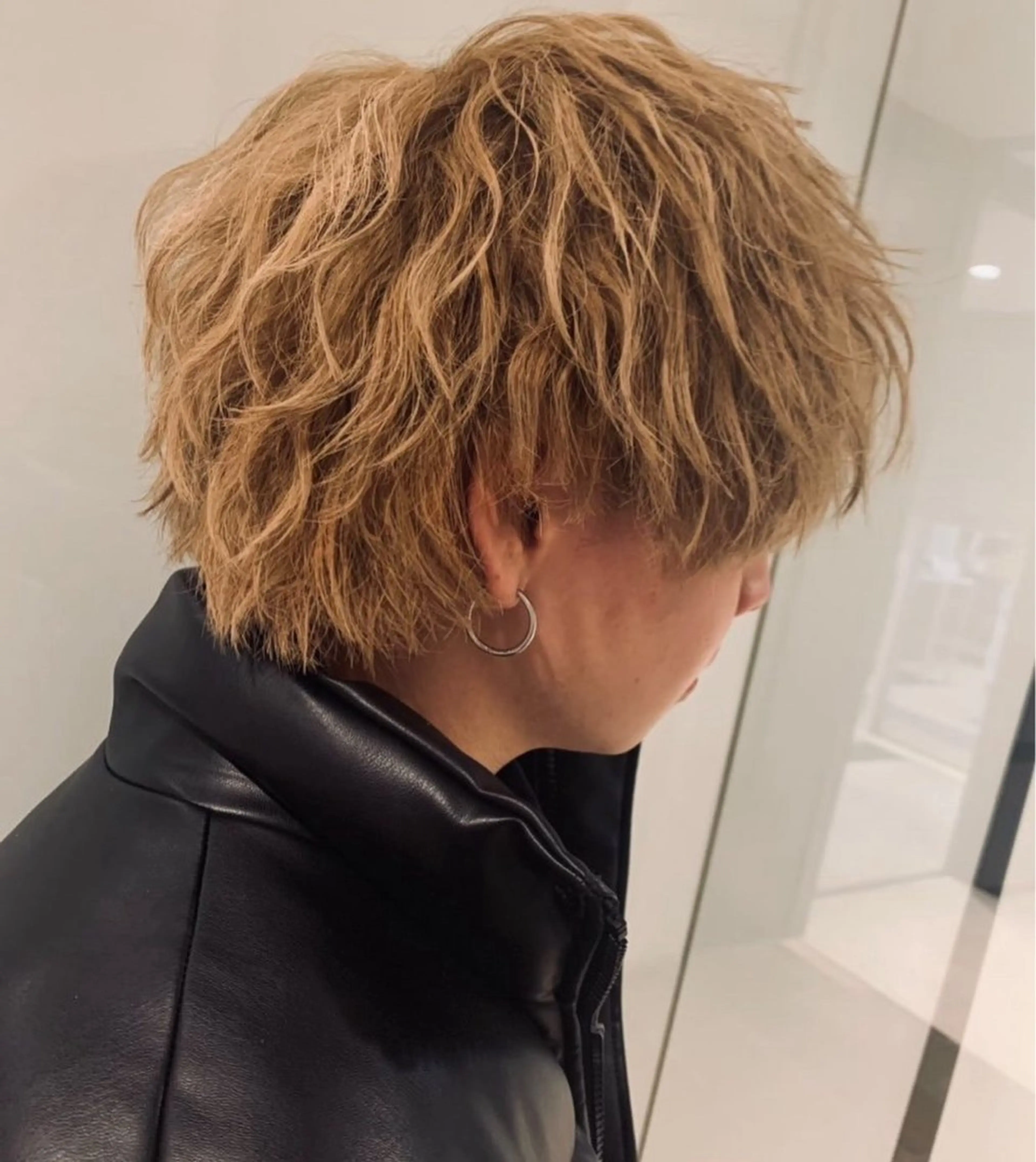 カラー パーマ メンズ ベージュカラー ミルクティーベージュ カット ヘアカラー 札幌メンズヘア指名 No.1光👑👑のヘアスタイル