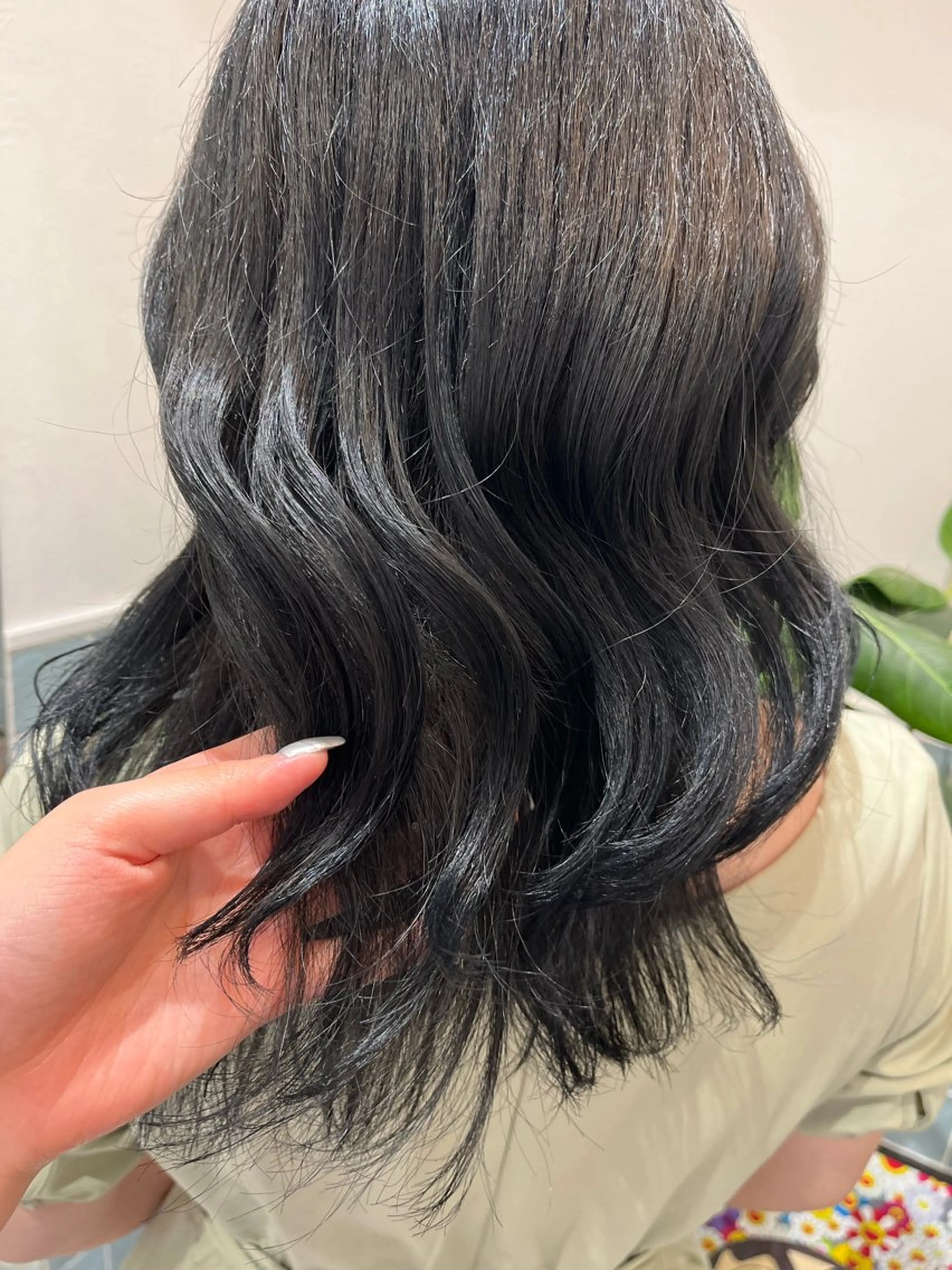 セミロング ヘアカラー トリートメント 透明感カラー/モデル 募集/🎀MAI🎀のヘアスタイル