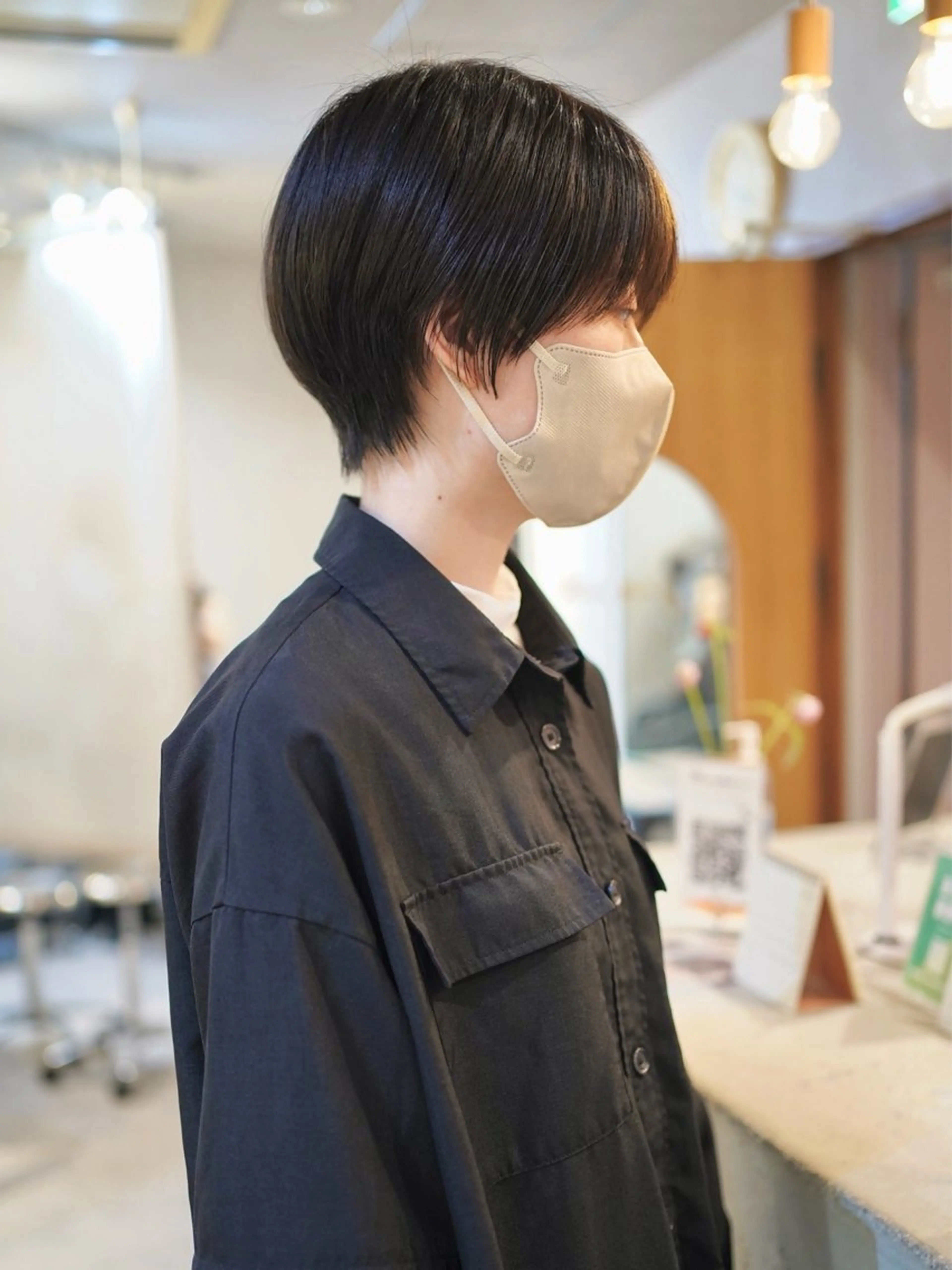ショート カット ヘアカラー はまだ かんたのヘアスタイル