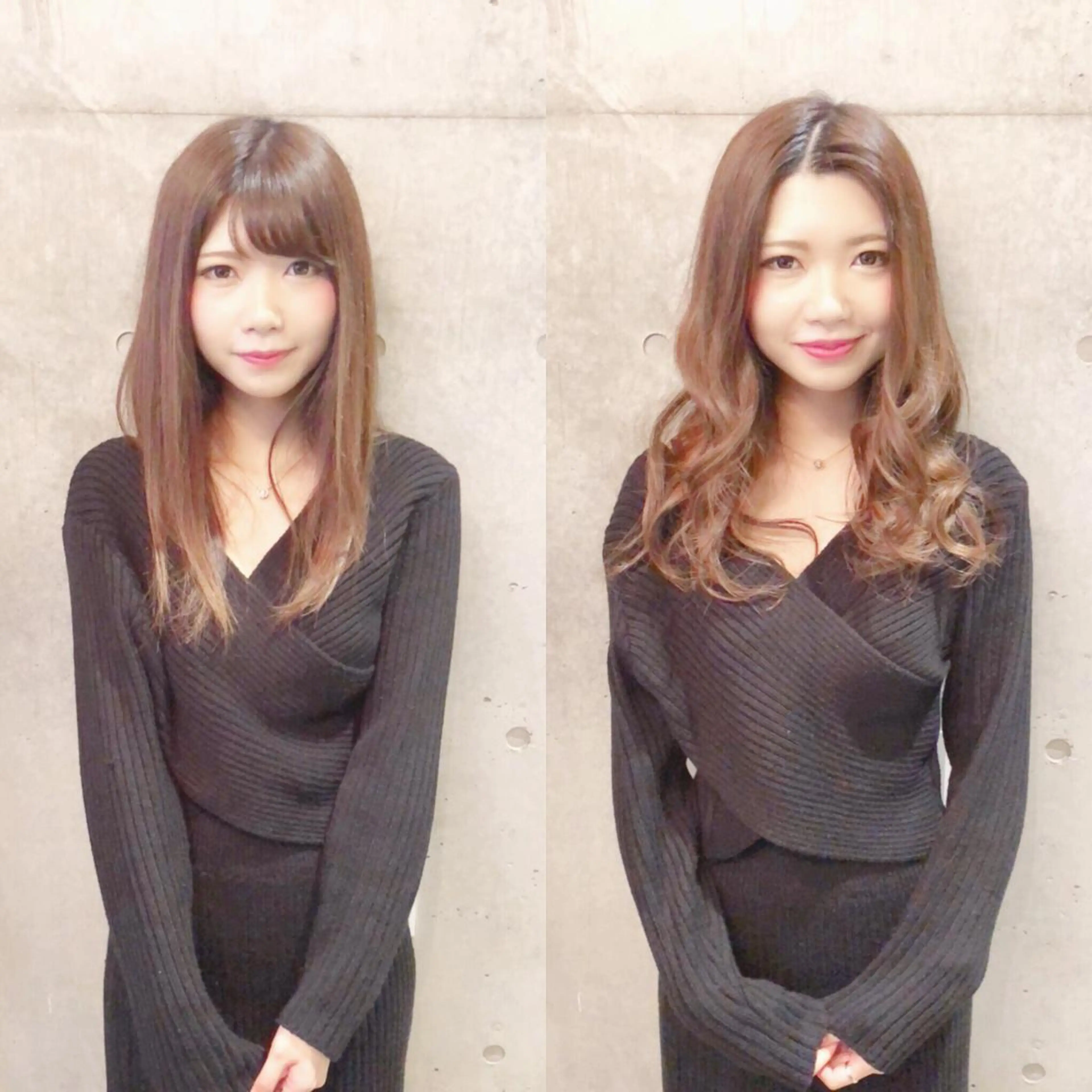 セミロング カラー パーマ ヘアアレンジ メンズ キッズ ネイル マツエク・マツパ シールエクステ 子どものヘアアレンジ エクステ かきあげバング トリートメント ACHFILO モデル募集のヘアスタイル