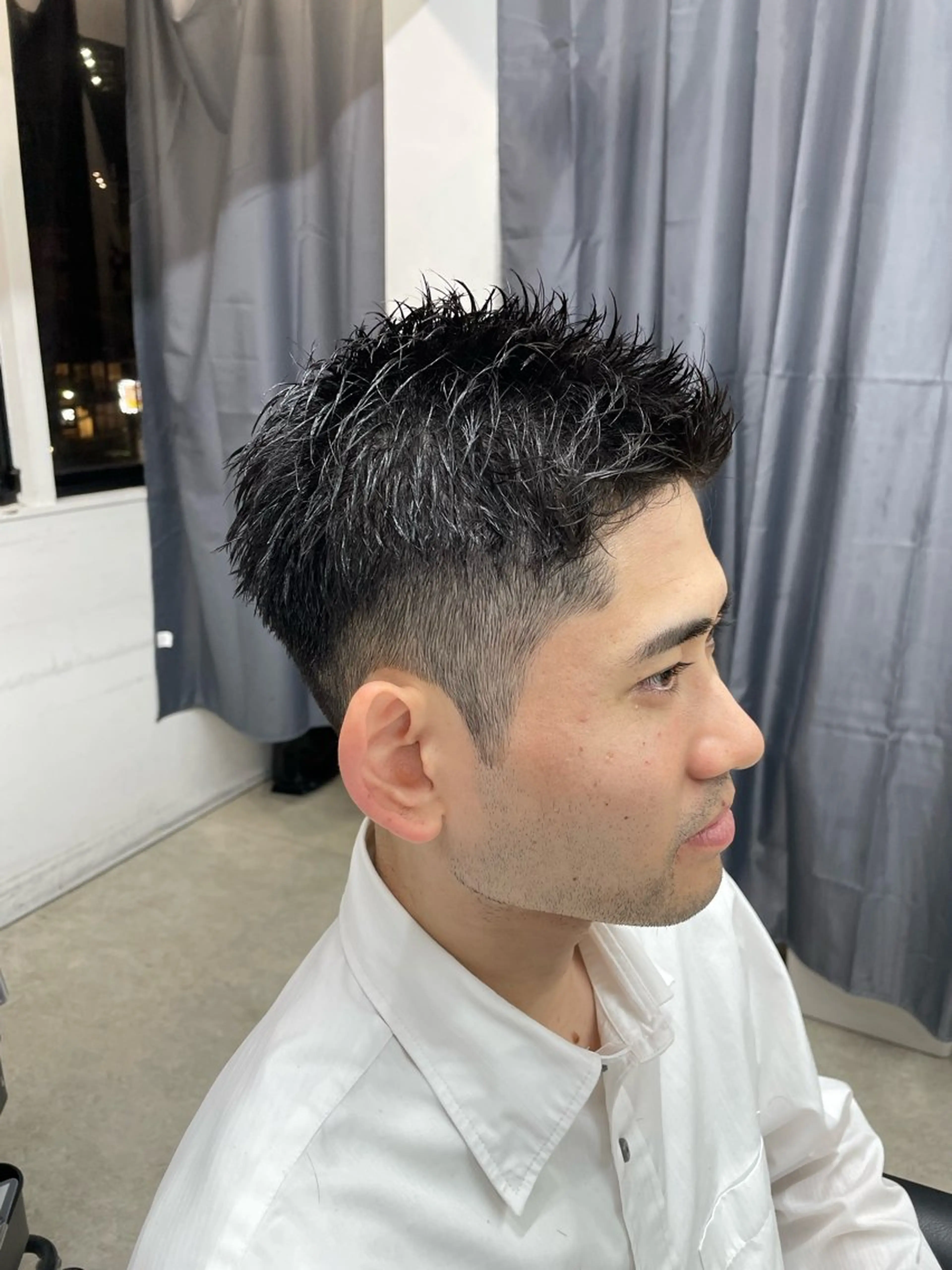 ショート メンズ 刈り上げ ショートヘア sunc所属・安野 碧のヘアスタイル