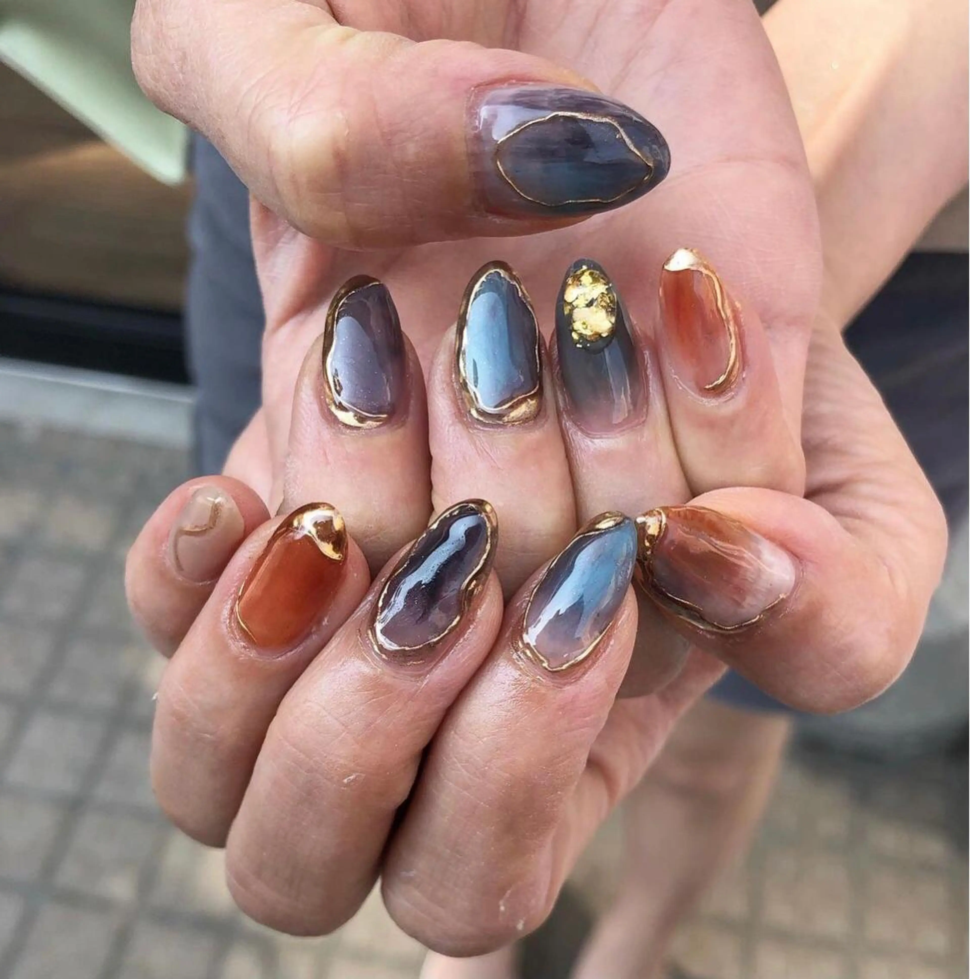ネイル ニュアンスネイル ハンドネイル granveil所属・nail salon granveilのネイルデザイン