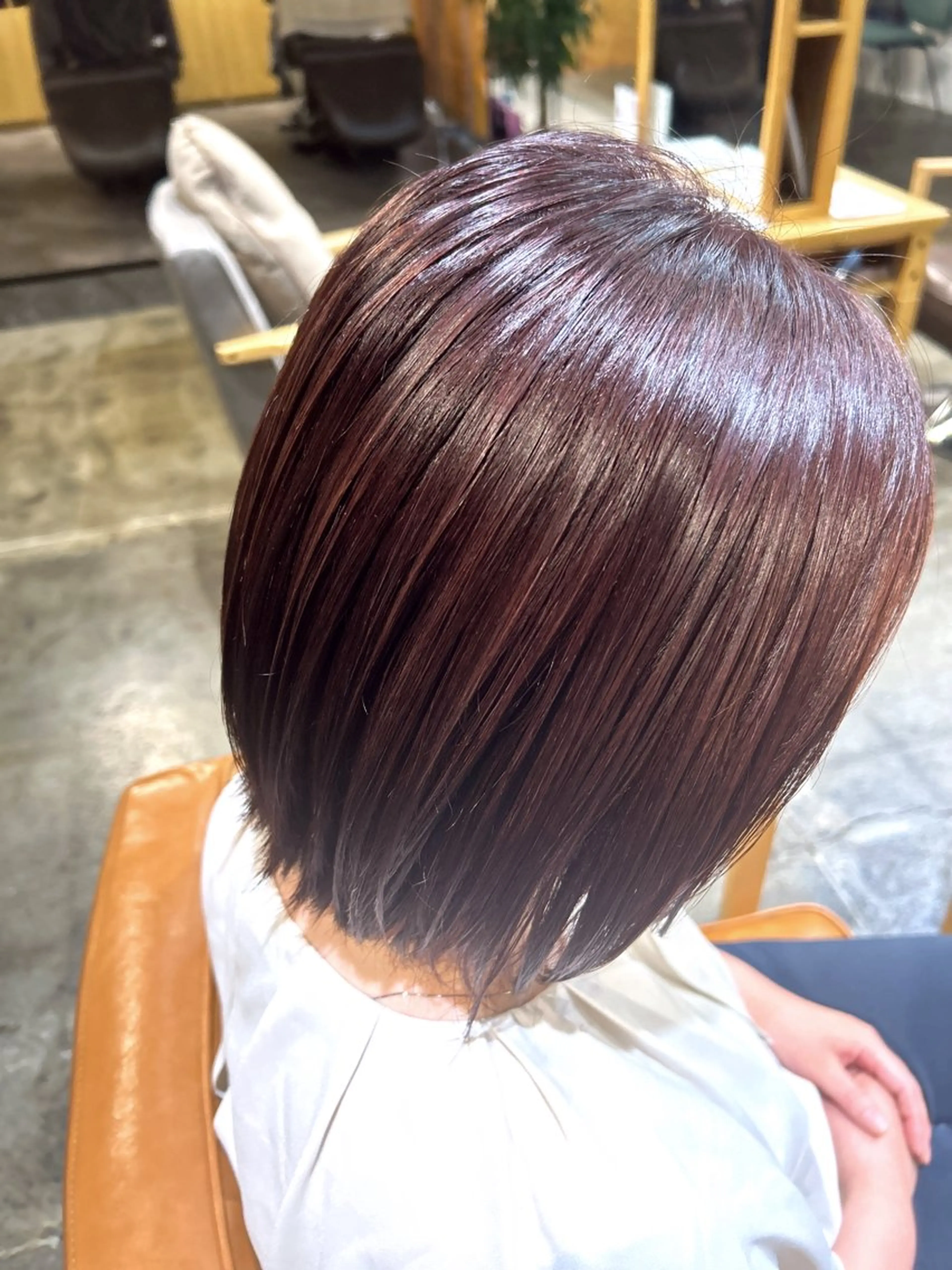 ショート カラー ブリーチ 透明感カラー ブリーチなしカラー 透明感カラー 暖色shihoのヘアスタイル