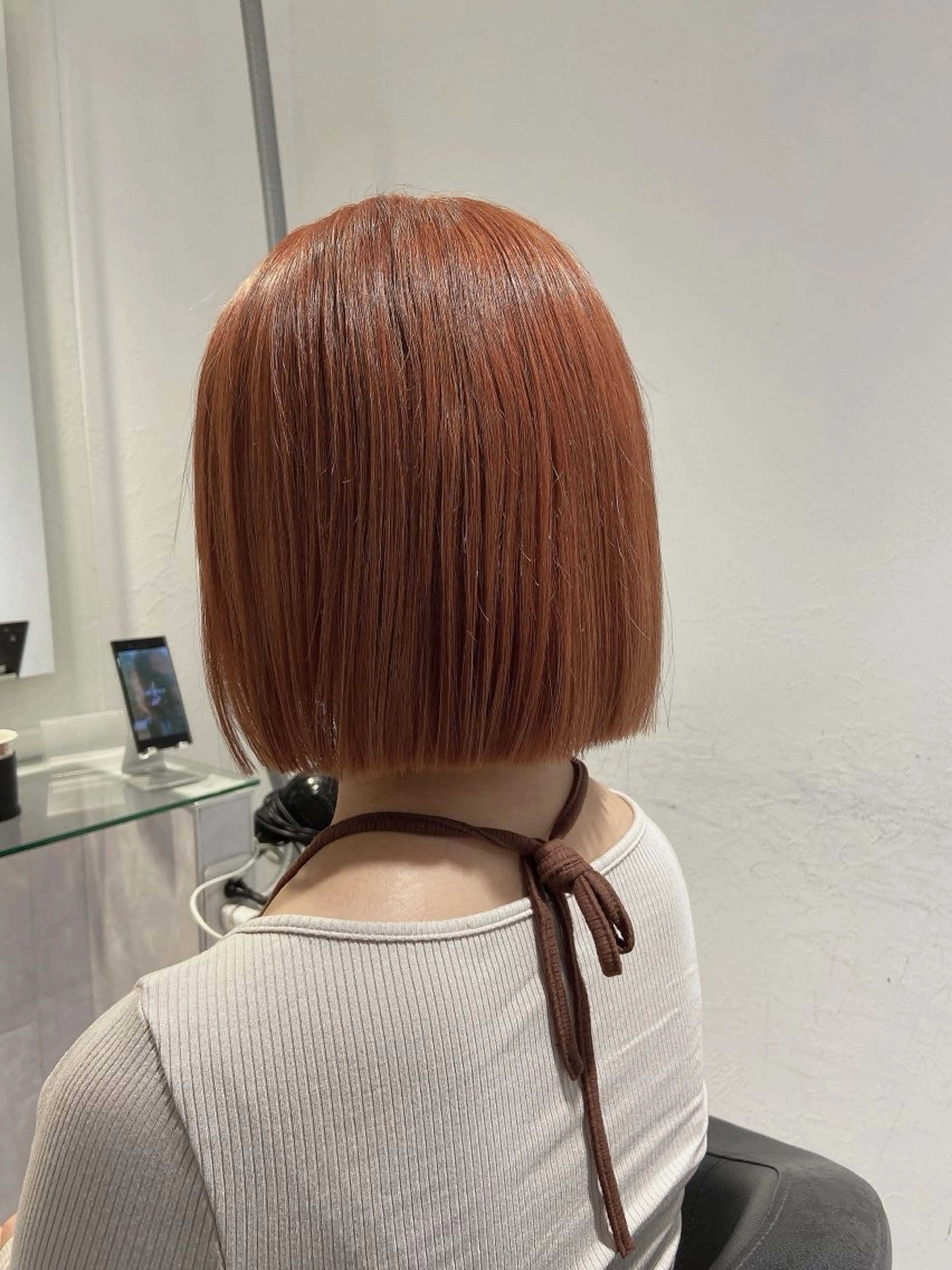 セミロング カラー ヘアカラー ✨透明感、艶髪ヘア✨ 韓国ヘア特化💖のヘアスタイル