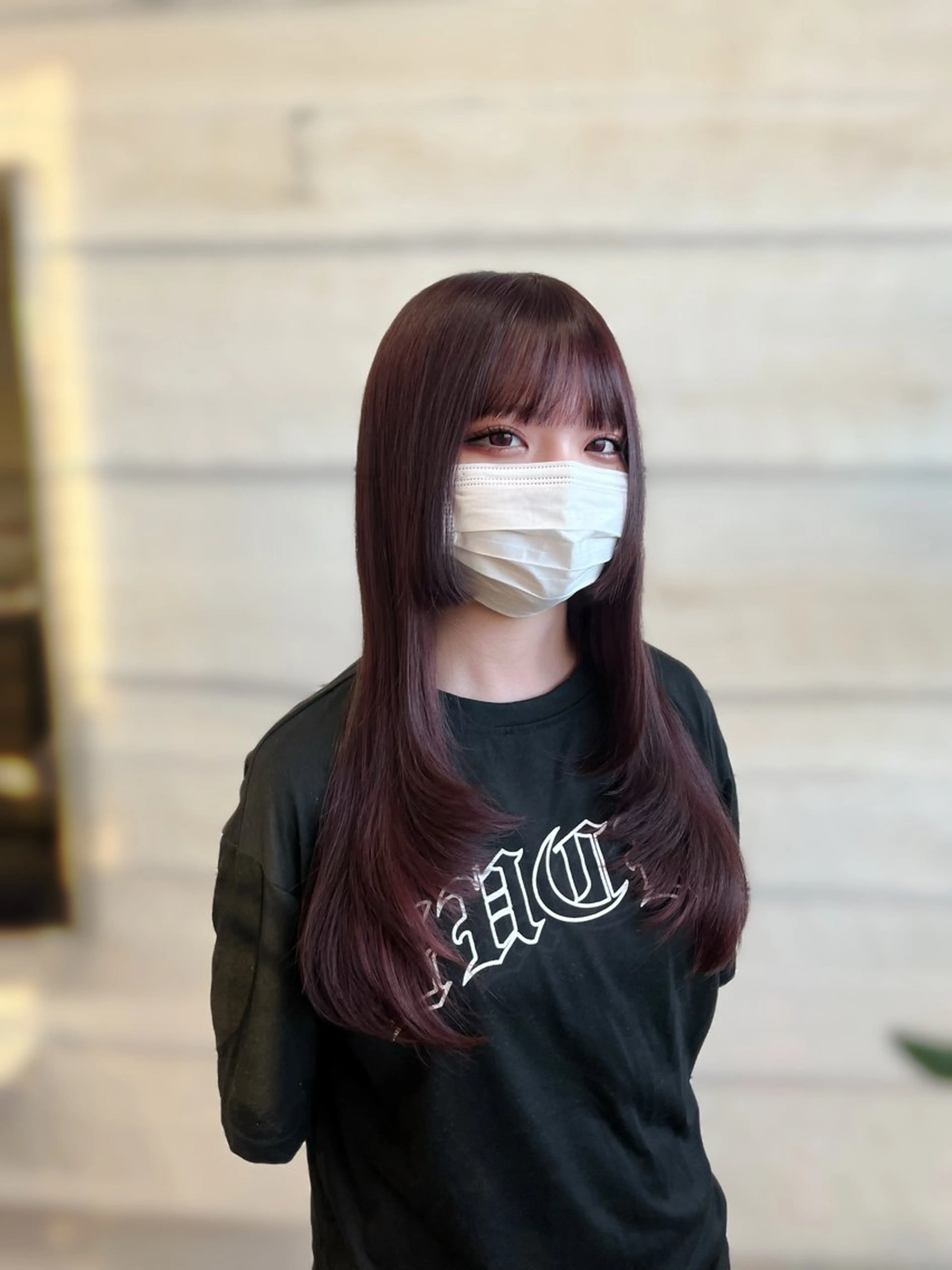 ロング レイヤーカット 松島 綾子のヘアスタイル