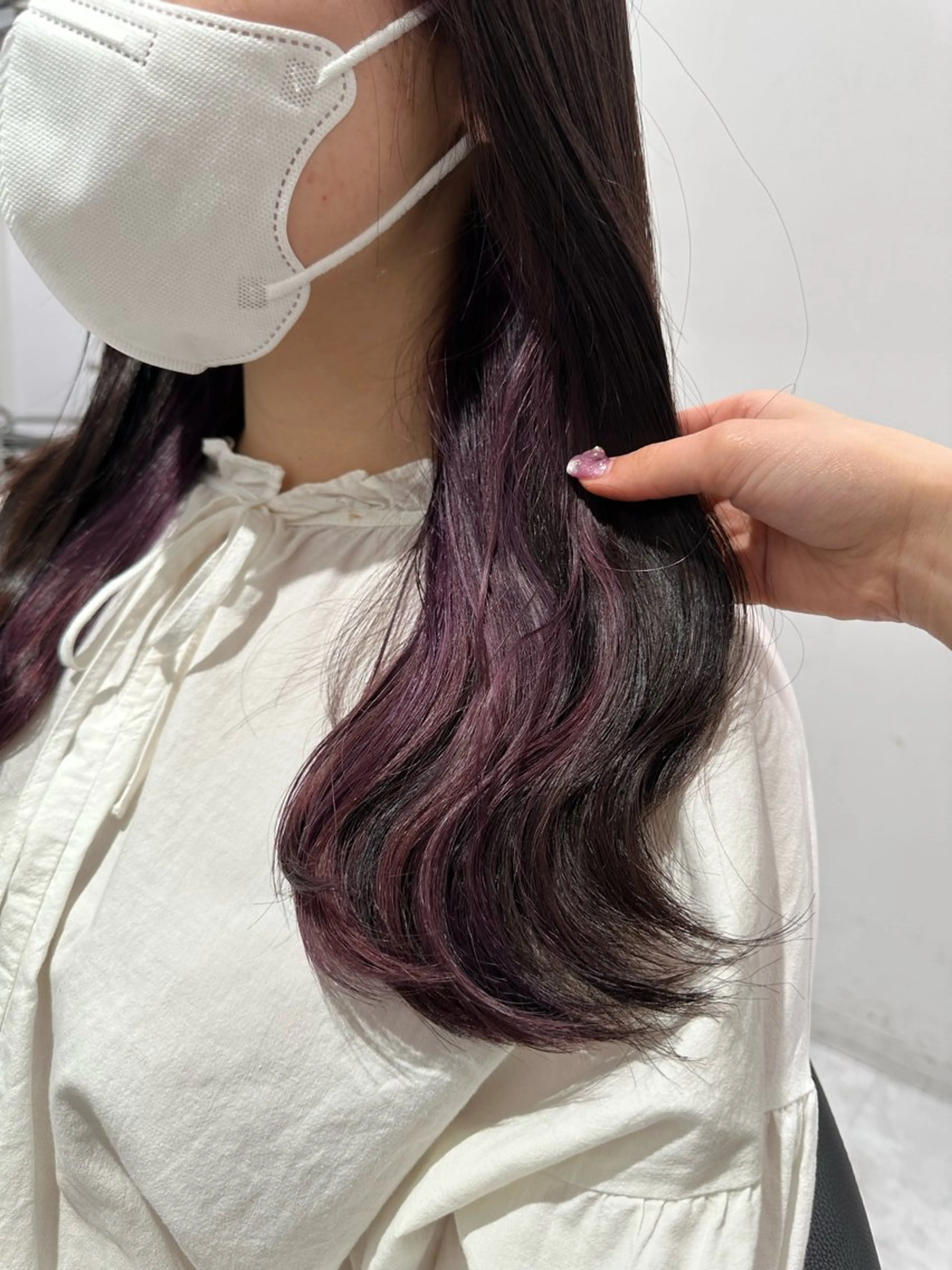 カラー マンツーマン/原宿/ 透明感カラー⭐️のヘアスタイル