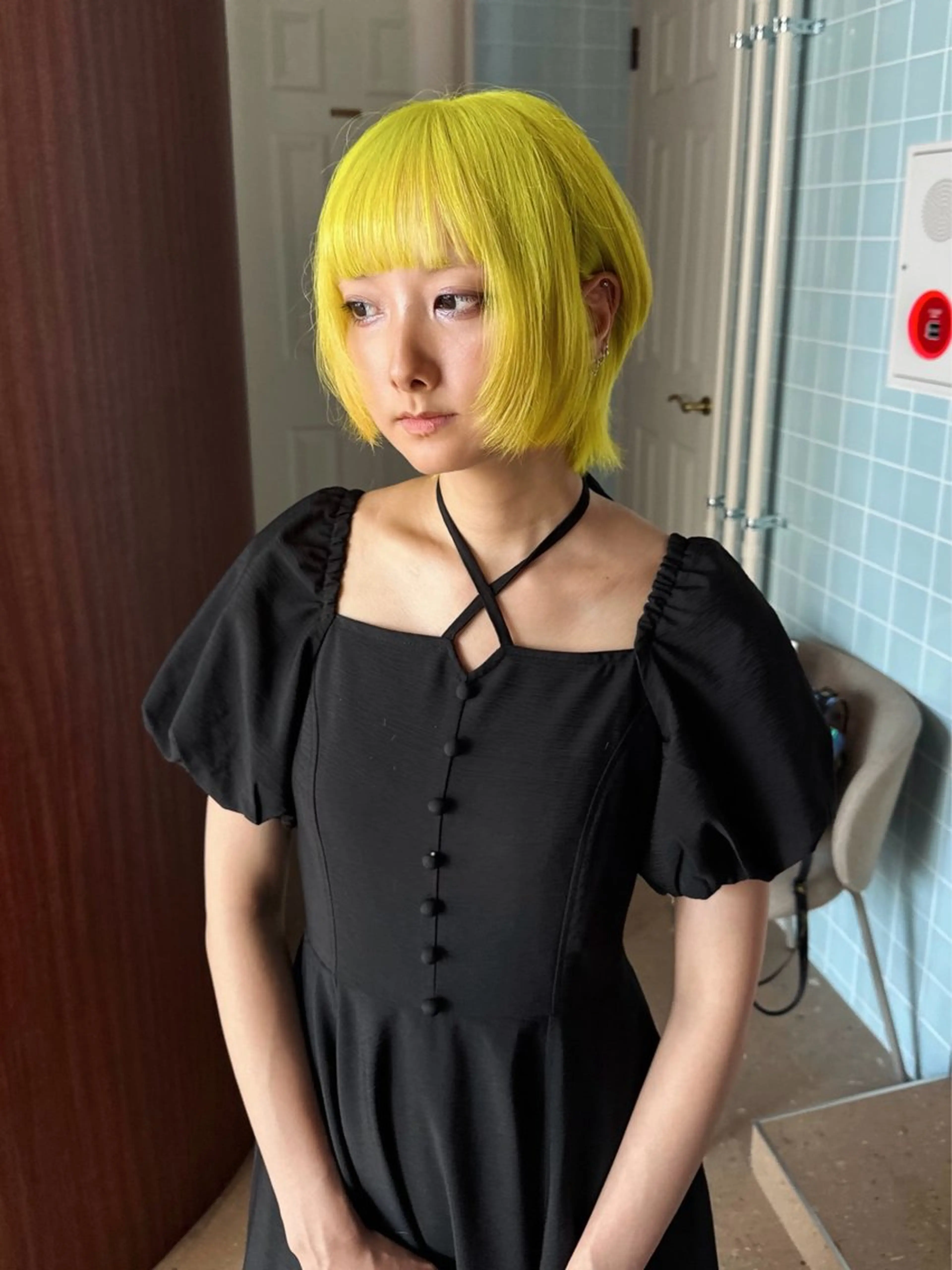 ショート ショートヘア ウルフカット カット ヘアカラー トリートメント エクステ ウルフ/レイヤー/ 渋谷🔮西村 悠大のヘアスタイル