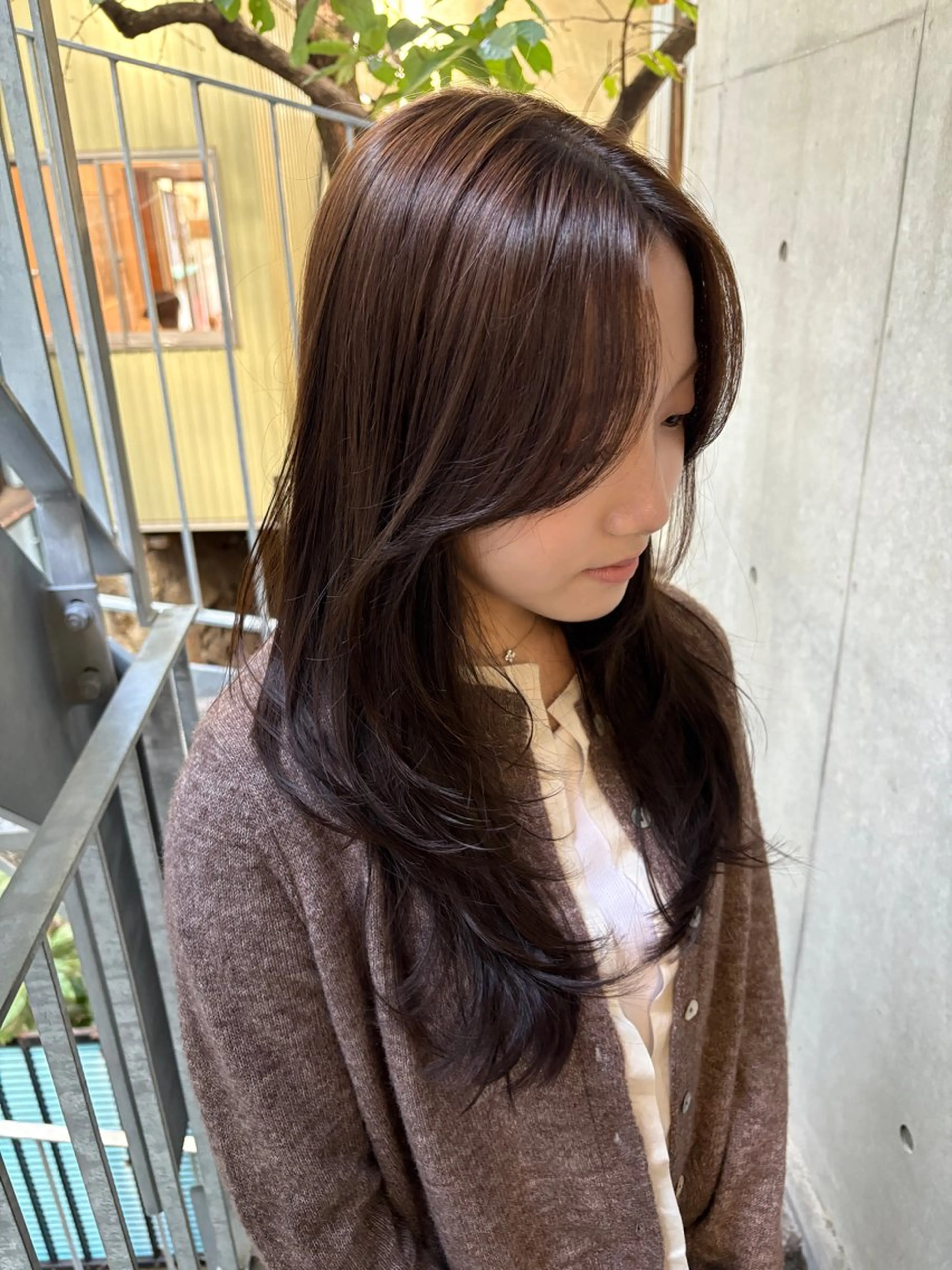 ロング カラー カット ヘアカラー yuuna/ ハッシュカット🎀のヘアスタイル
