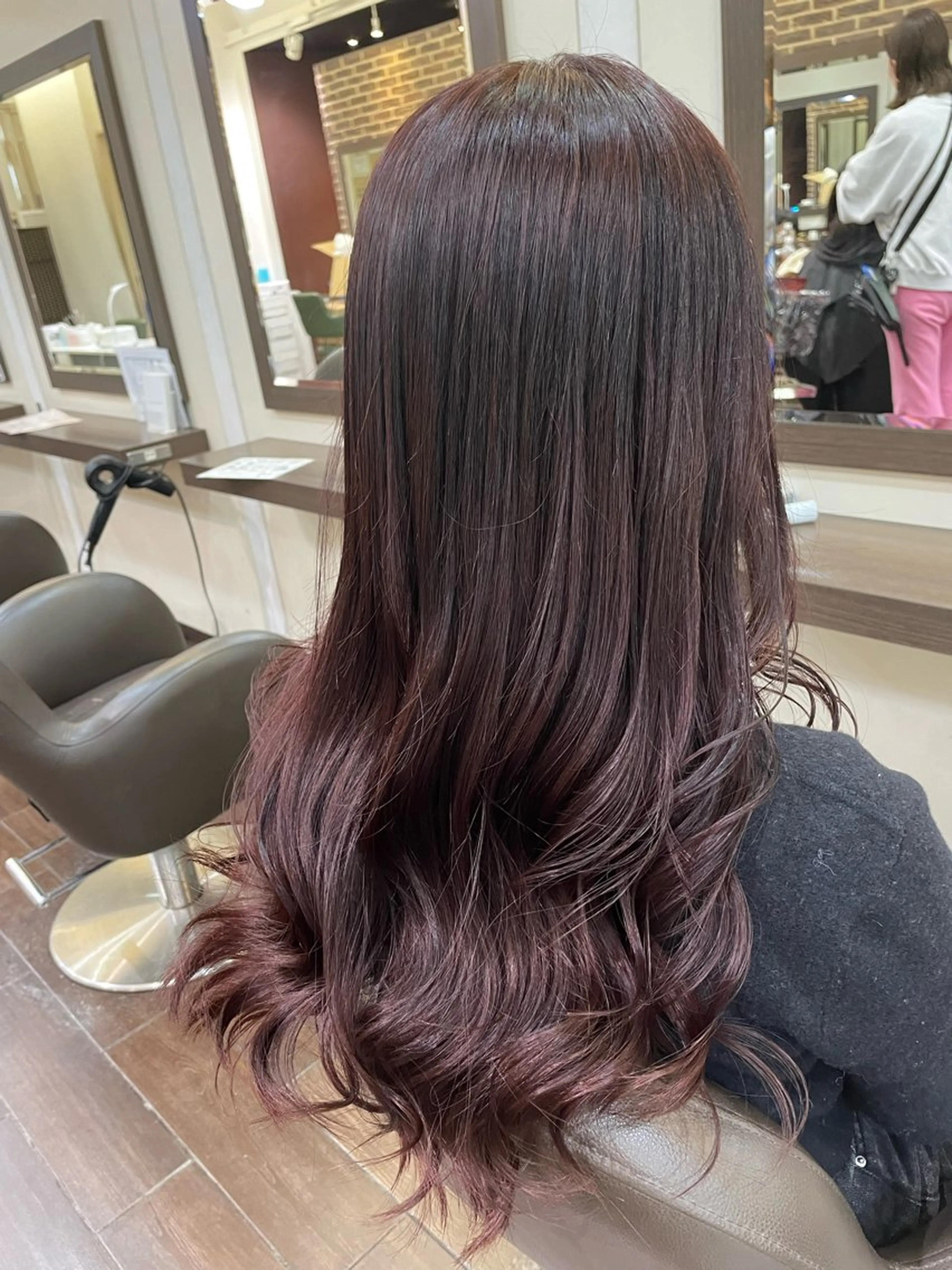 ロング カラー ヘアカラー ‪るか/‪透明感 カラー/アレンジのヘアスタイル