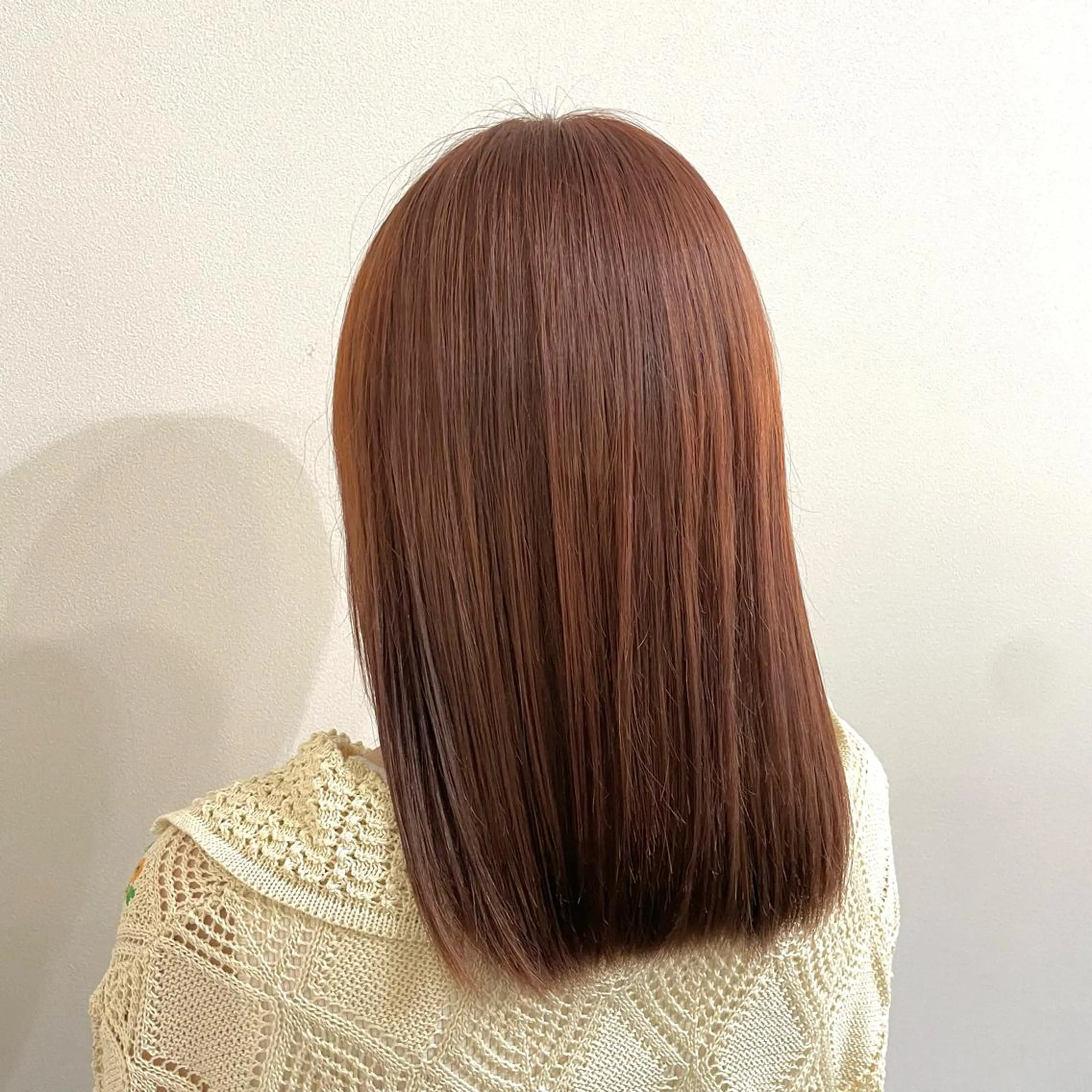 セミロング カラー ブリーチ 𓍯 Riho𓍯のヘアスタイル