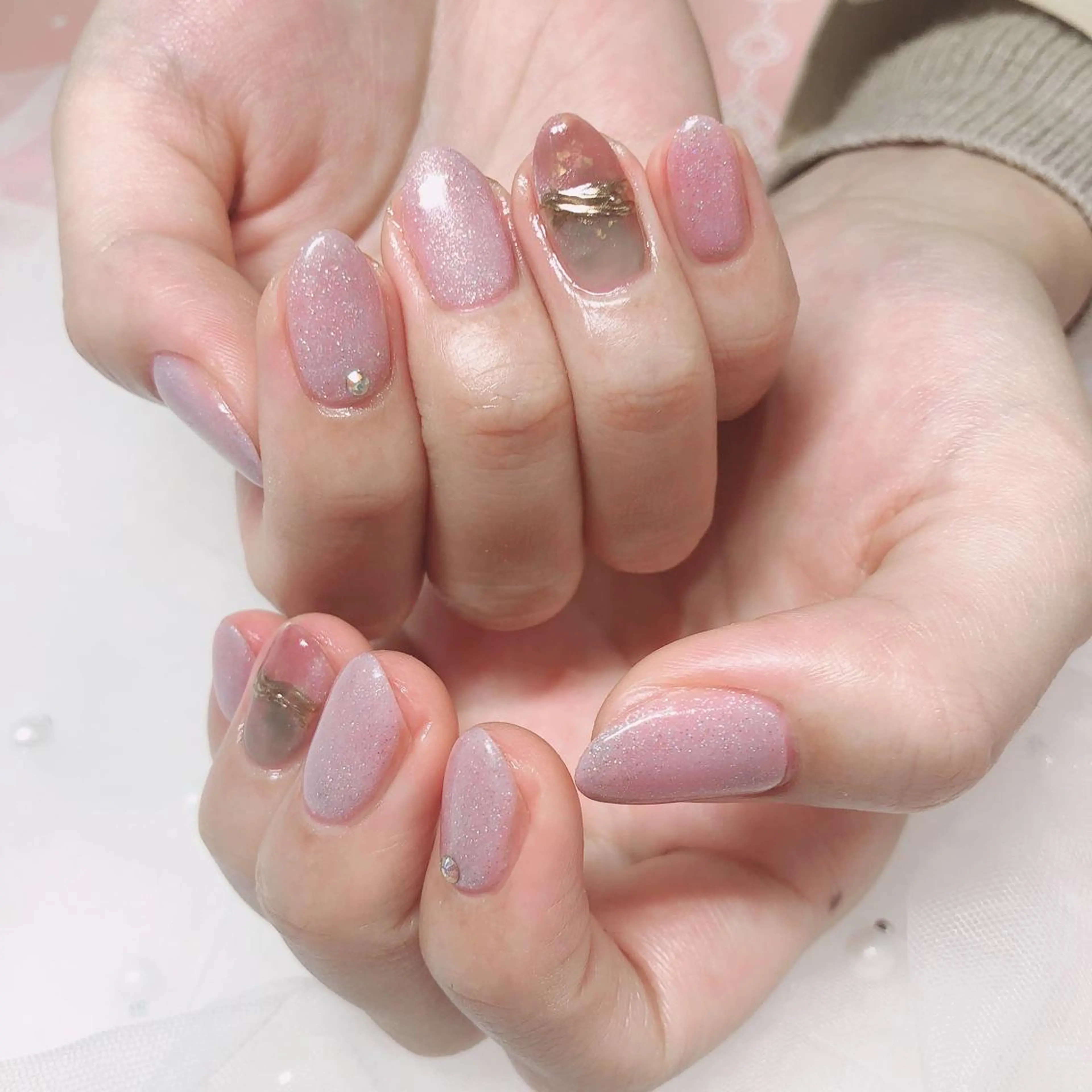 ネイル ✨Serenity ワンホンネイルのネイルデザイン