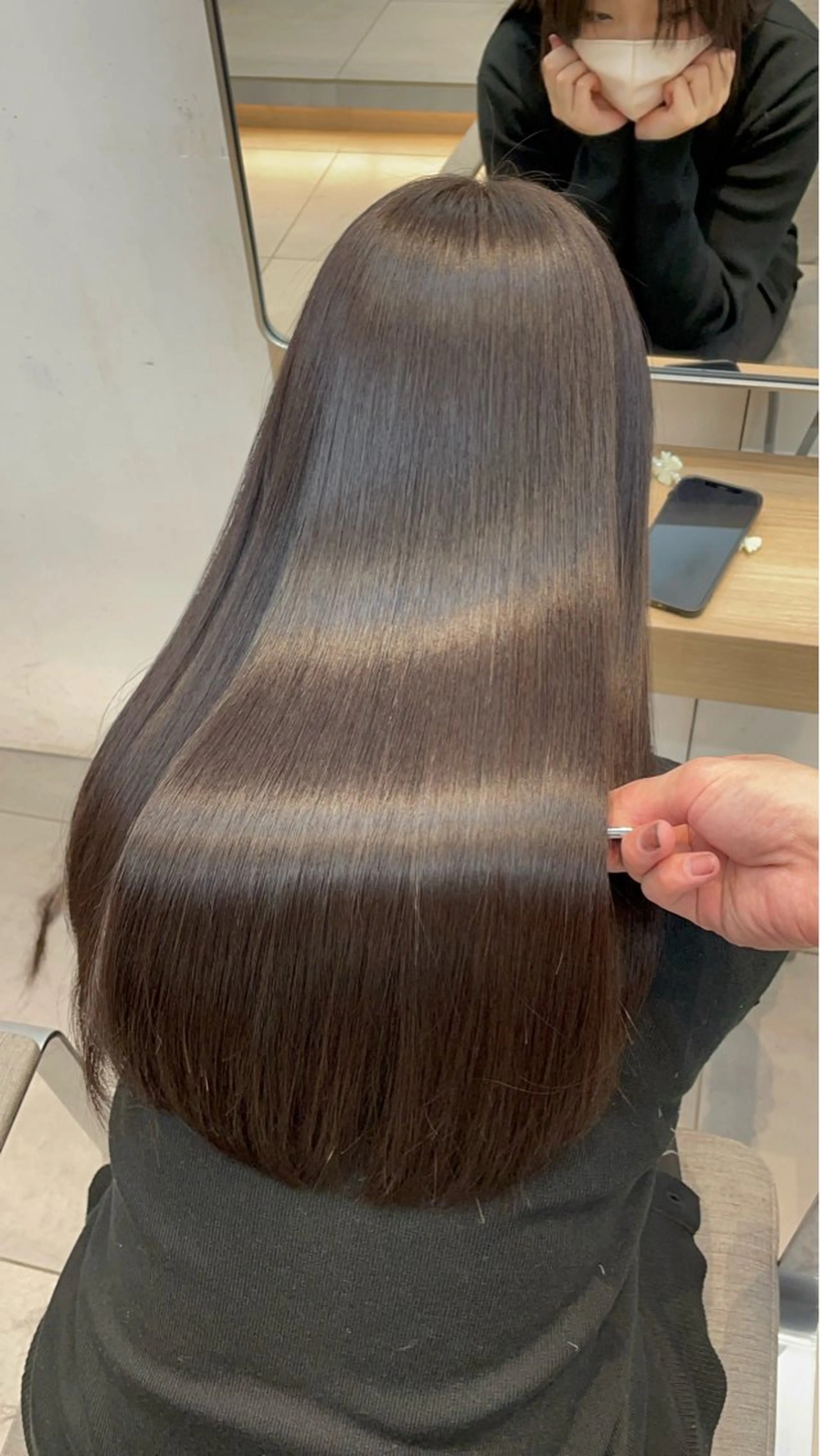 ロング 髪質改善 カット ヘアカラー トリートメント ✨髪質改善✨美髪 矯正🫧小泉のヘアスタイル