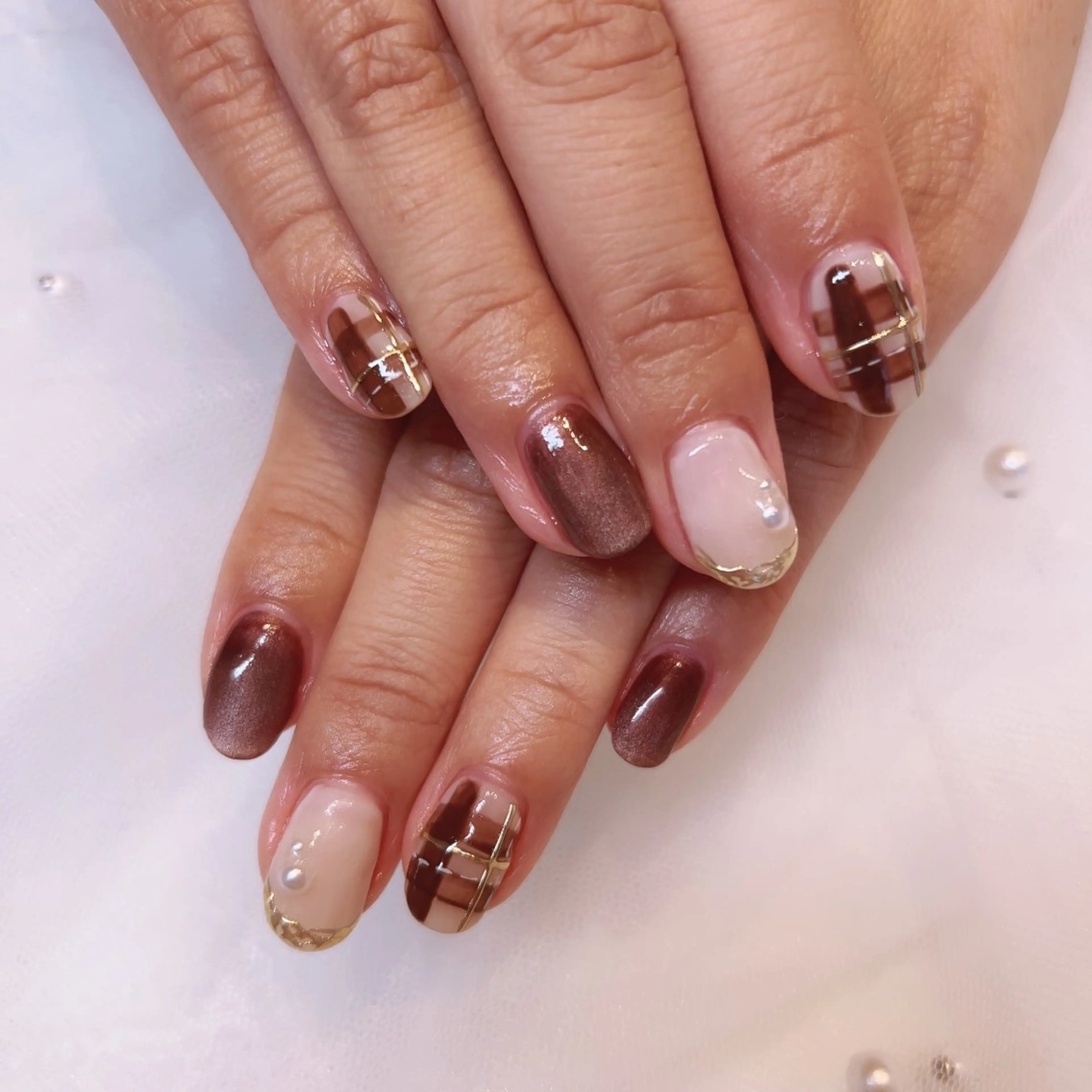 ネイル ハンドネイル nail salon pearのネイルデザイン