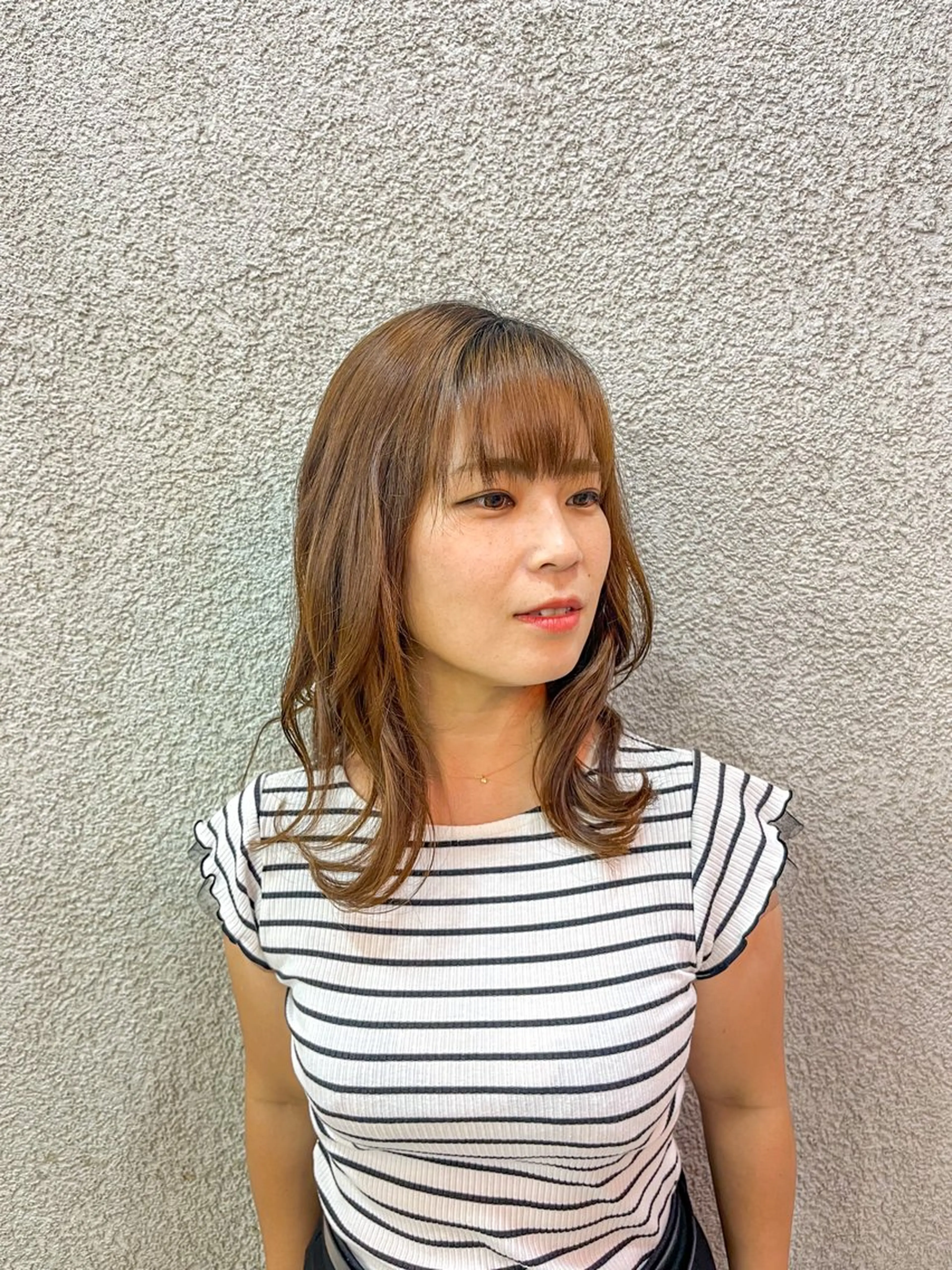 セミロング 🌈奥野　仁礼 /北浜/淀屋橋のヘアスタイル