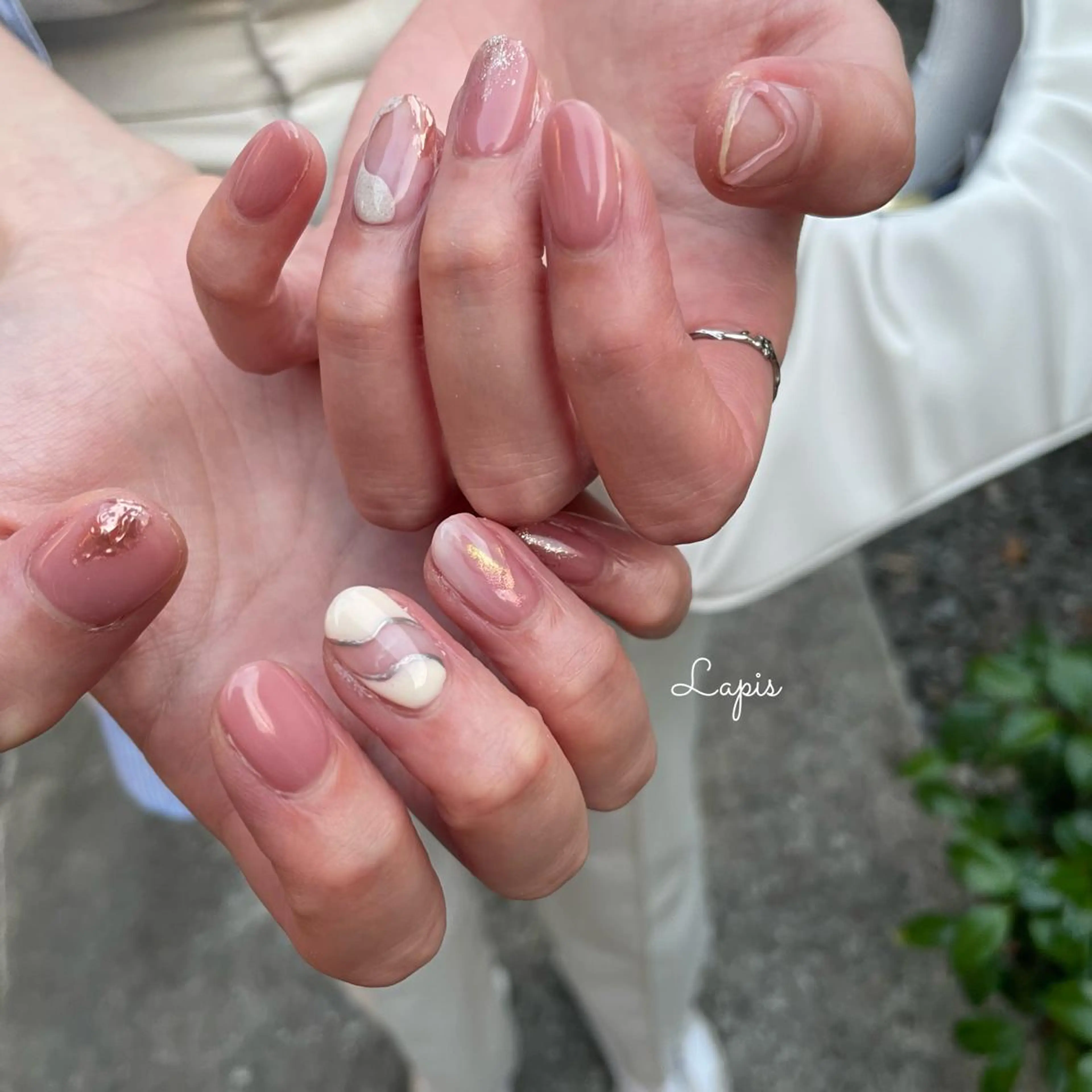 ネイル ハンドネイル Lapis *のネイルデザイン