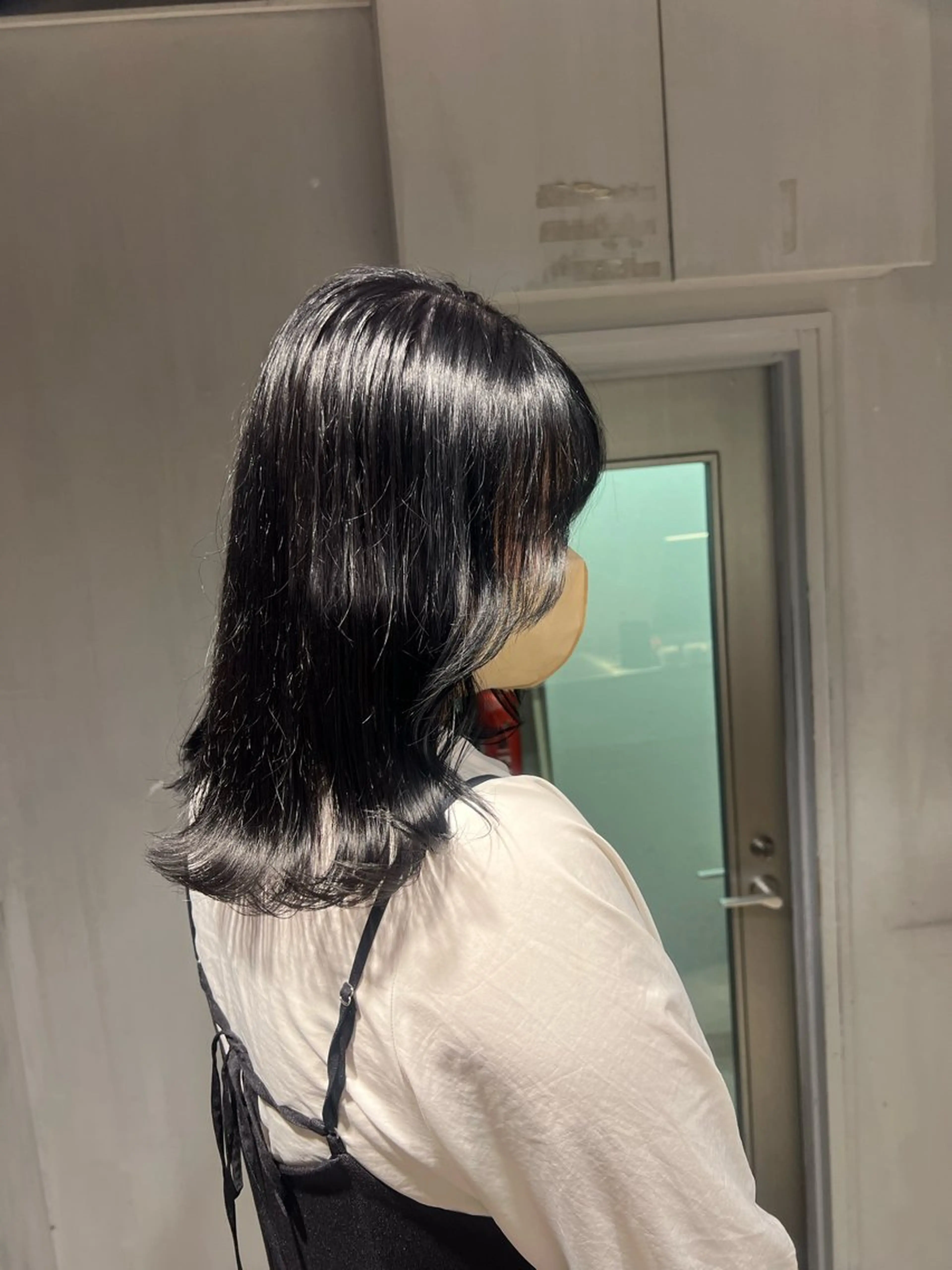 ミディアム カラー ヘアカラー NANAMI🩵可愛 さ大人っぽさ韓国ヘアのヘアスタイル