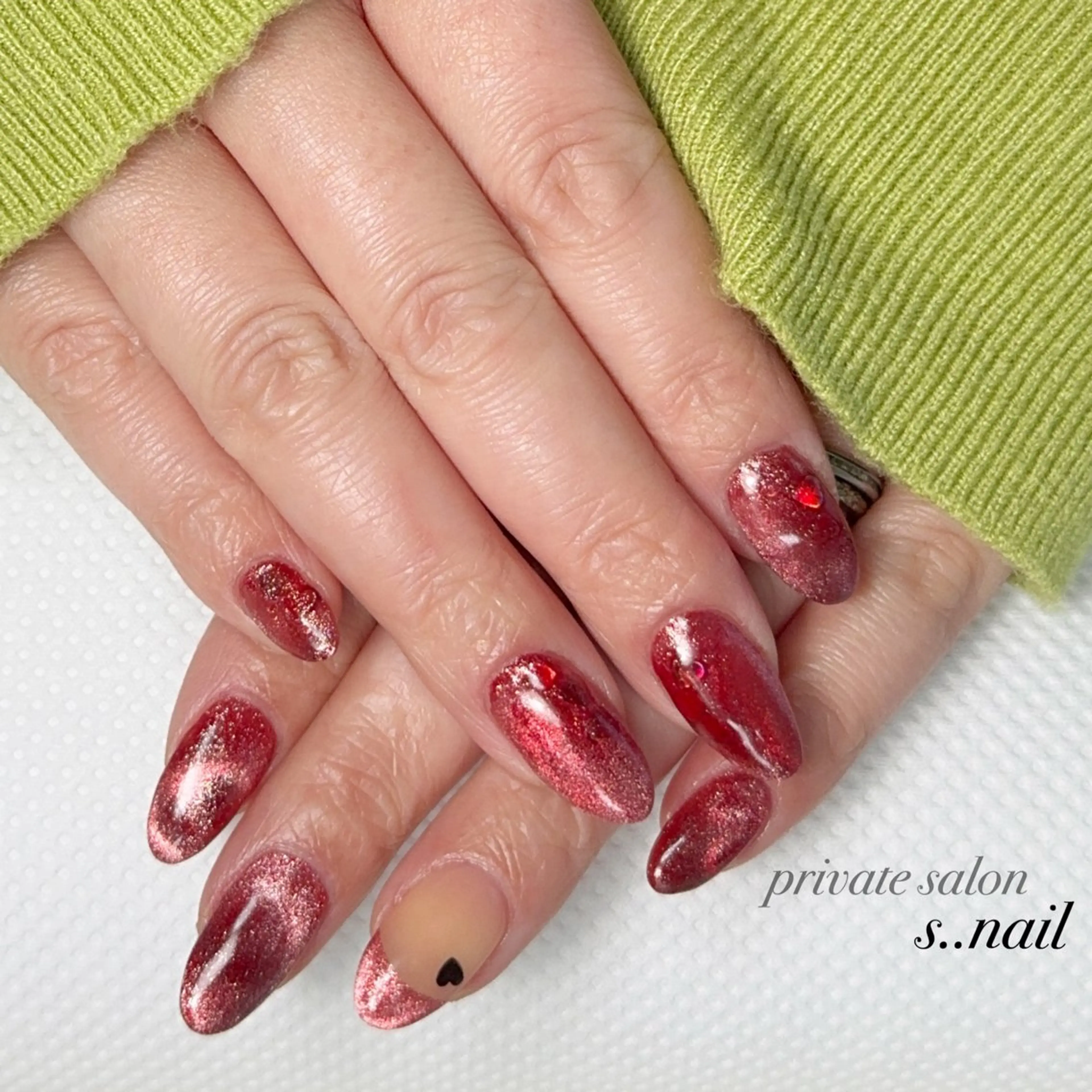 ネイル フレンチネイル ハート ハンドネイル フットネイル s..nail / MORITAのネイルデザイン