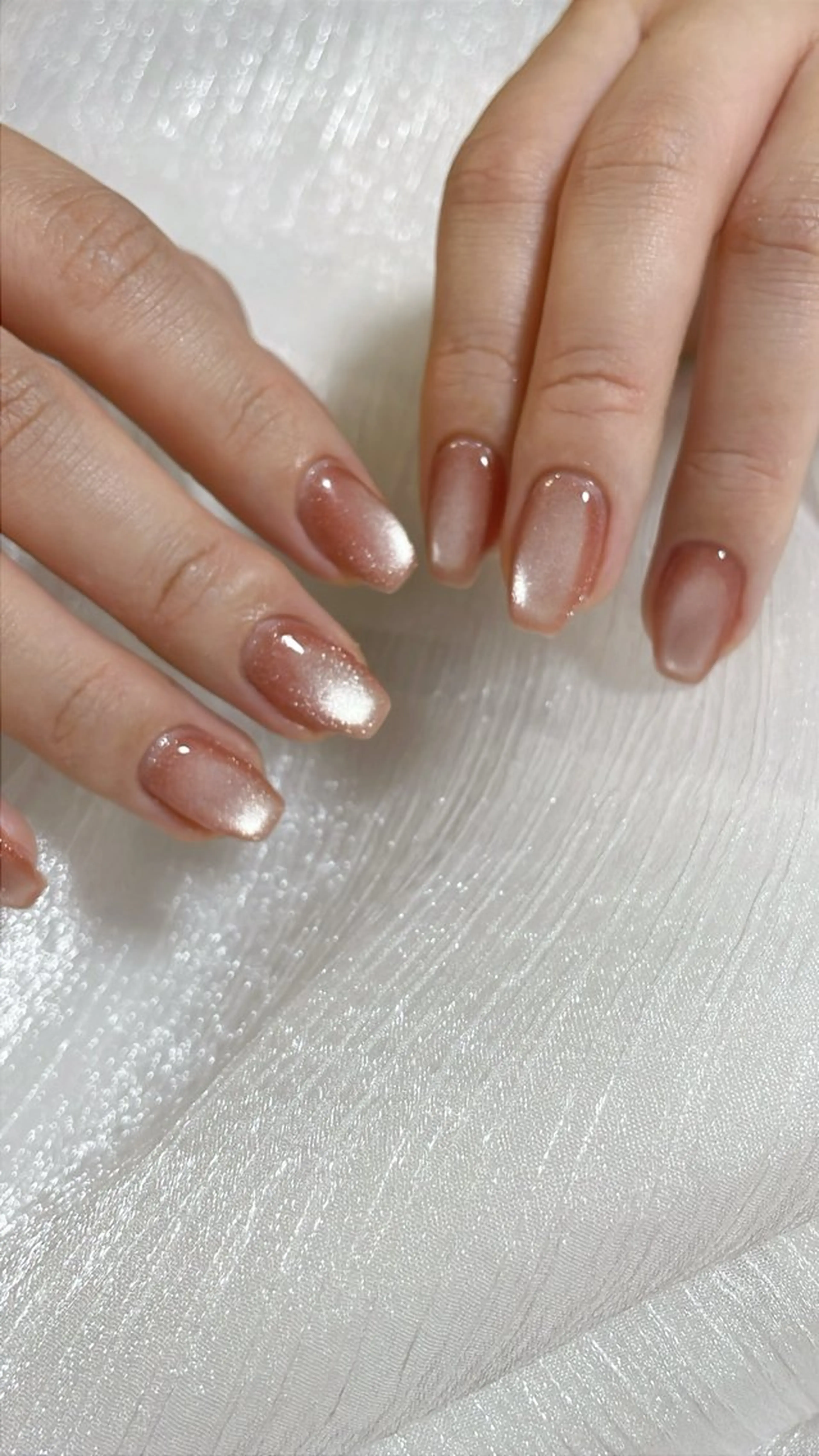 ネイル オーロラネイル フットネイル フレンチネイル ジェルネイル マグネットネイル ハンドネイル Mogu nail 二子玉川のネイルデザイン