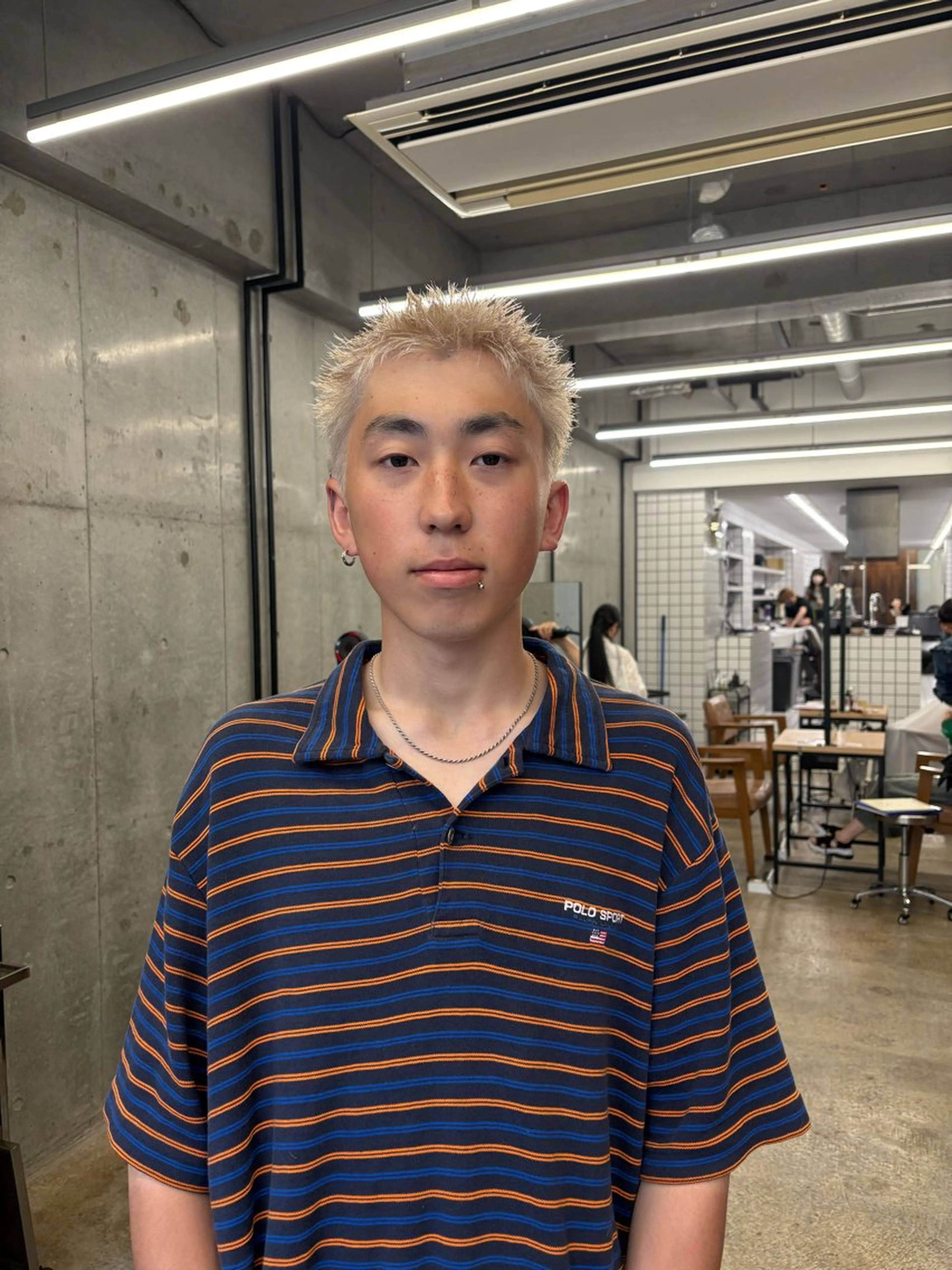 ショート カラー メンズ カット ヘアカラー 《メンズ支持NO.1 ×艶ブラウン》ソウタのヘアスタイル