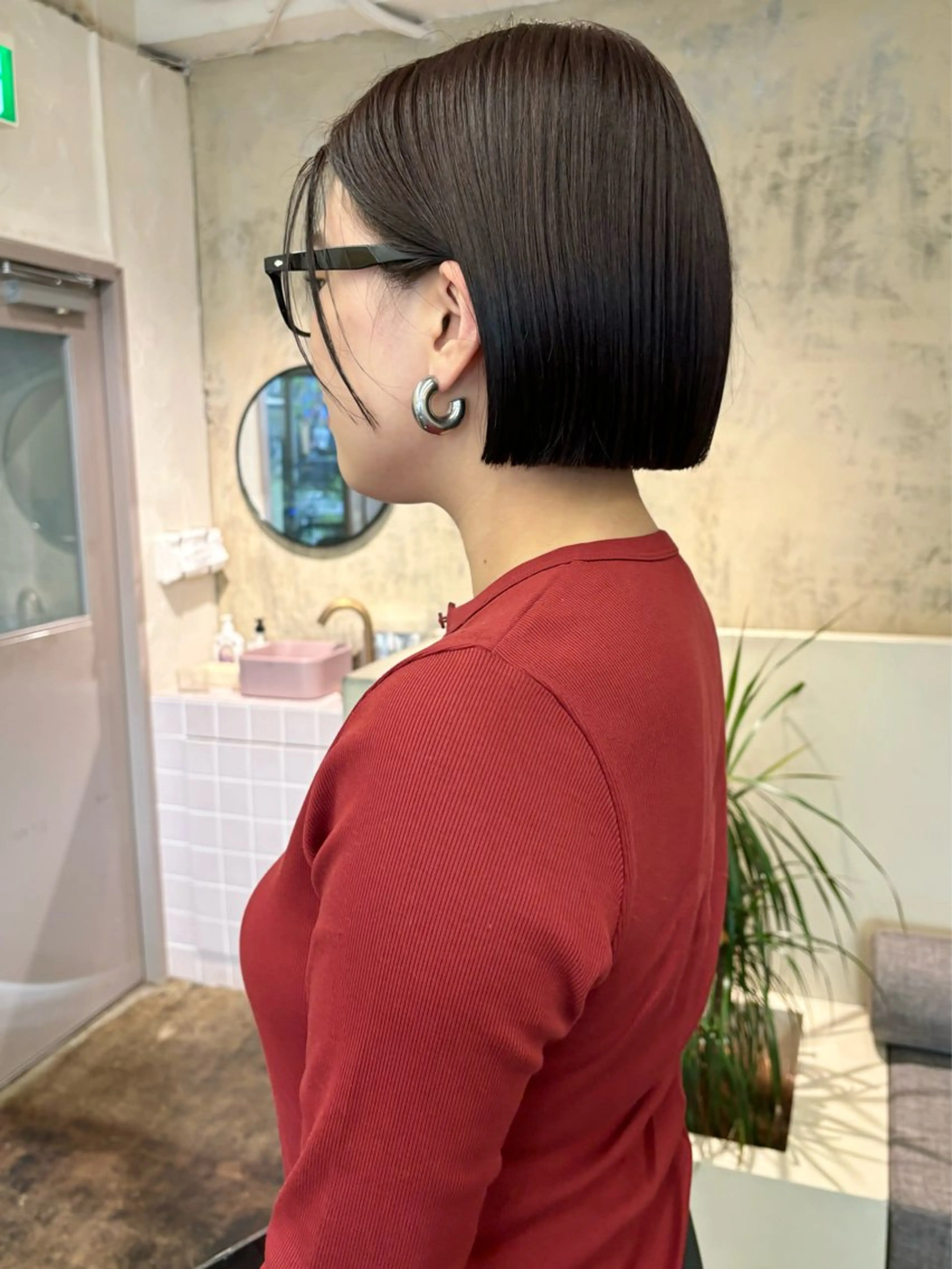 ショート カラー ボブ カット ヘアカラー 武田美空🐇 ボブ/暖色カラー🌷のヘアスタイル