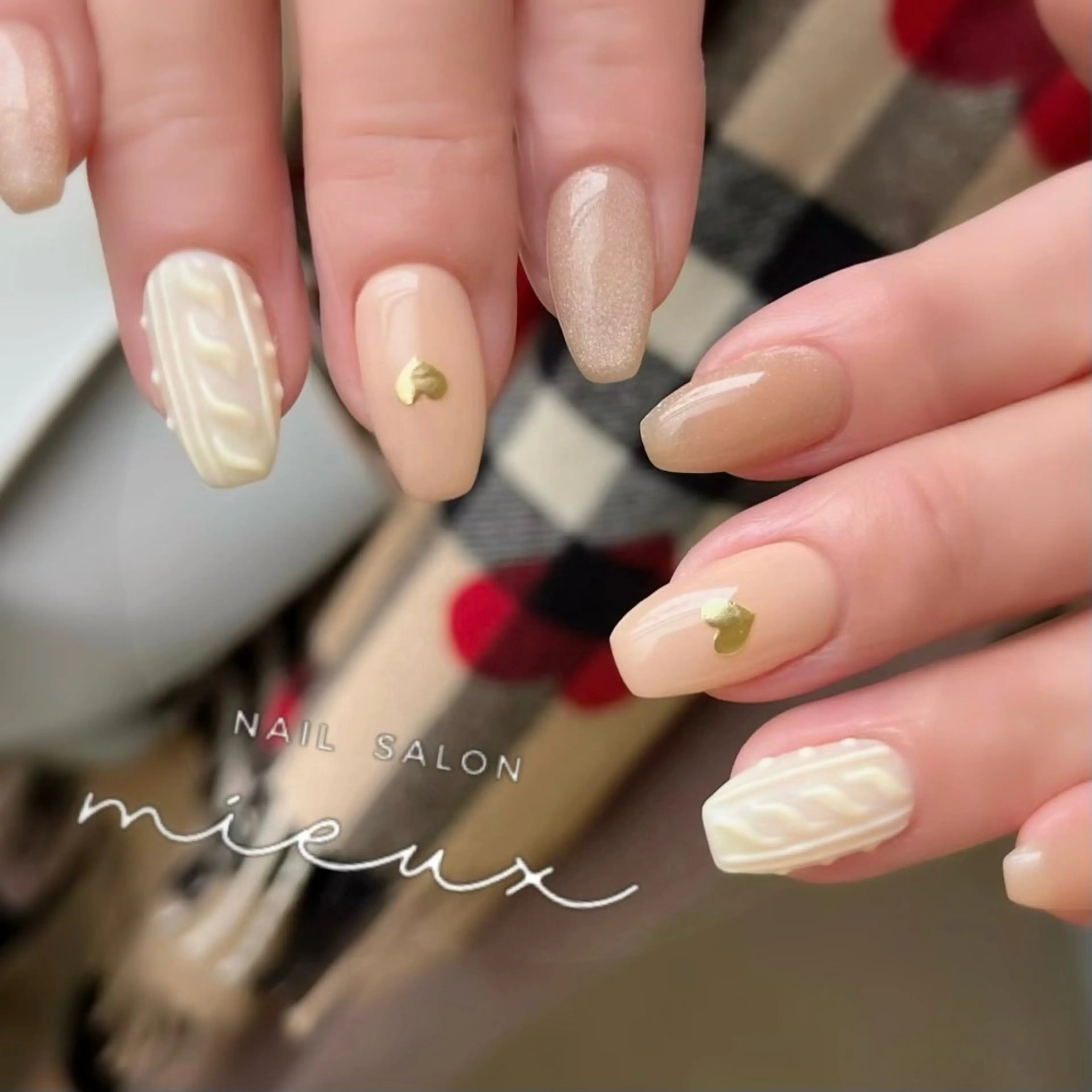 ネイル ハンドネイル mieux ariiiのネイルデザイン