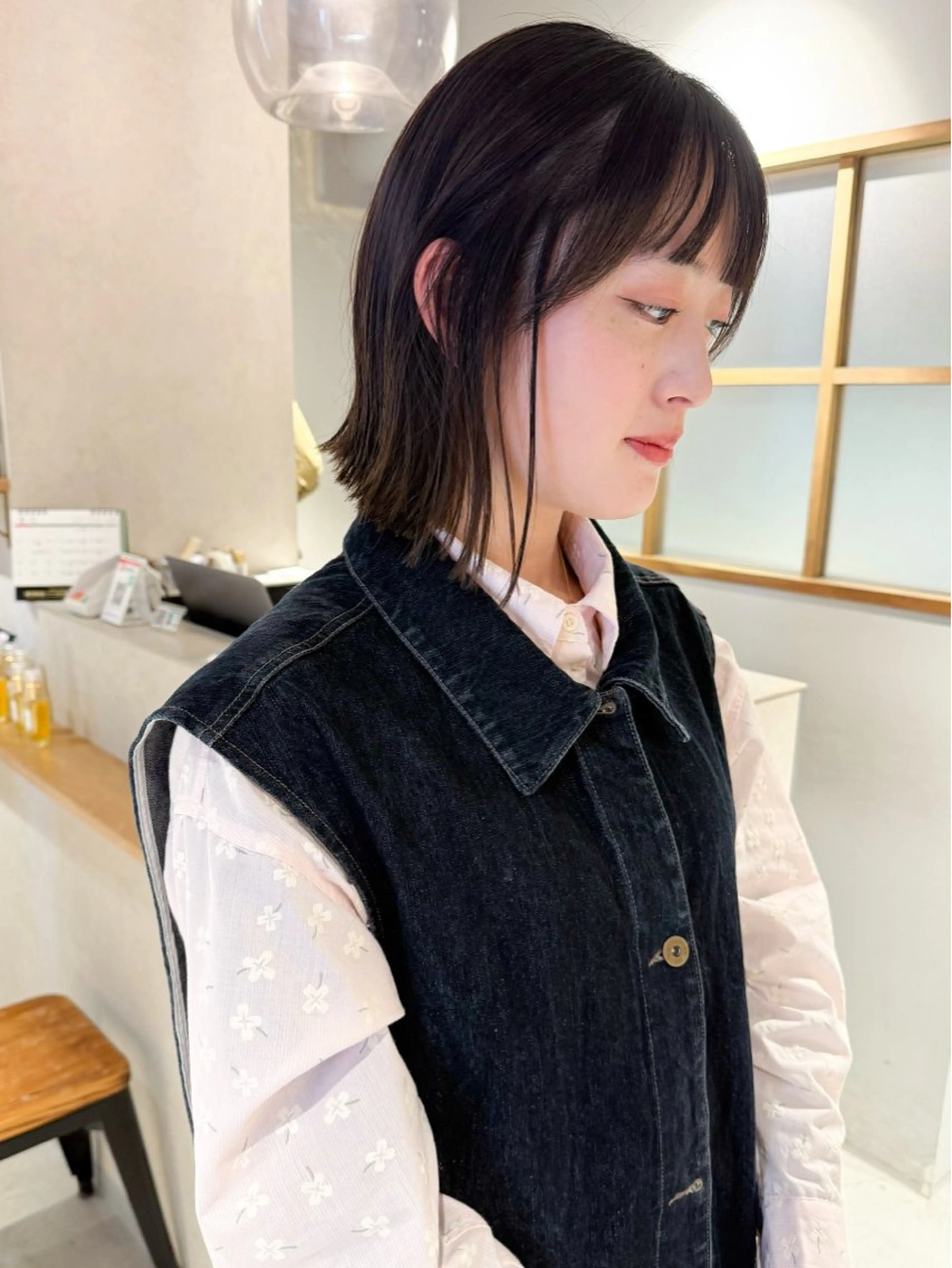 ショート カット トリートメント 似合わせぷつっとボブ 縮毛矯正 久保田彩菜のヘアスタイル