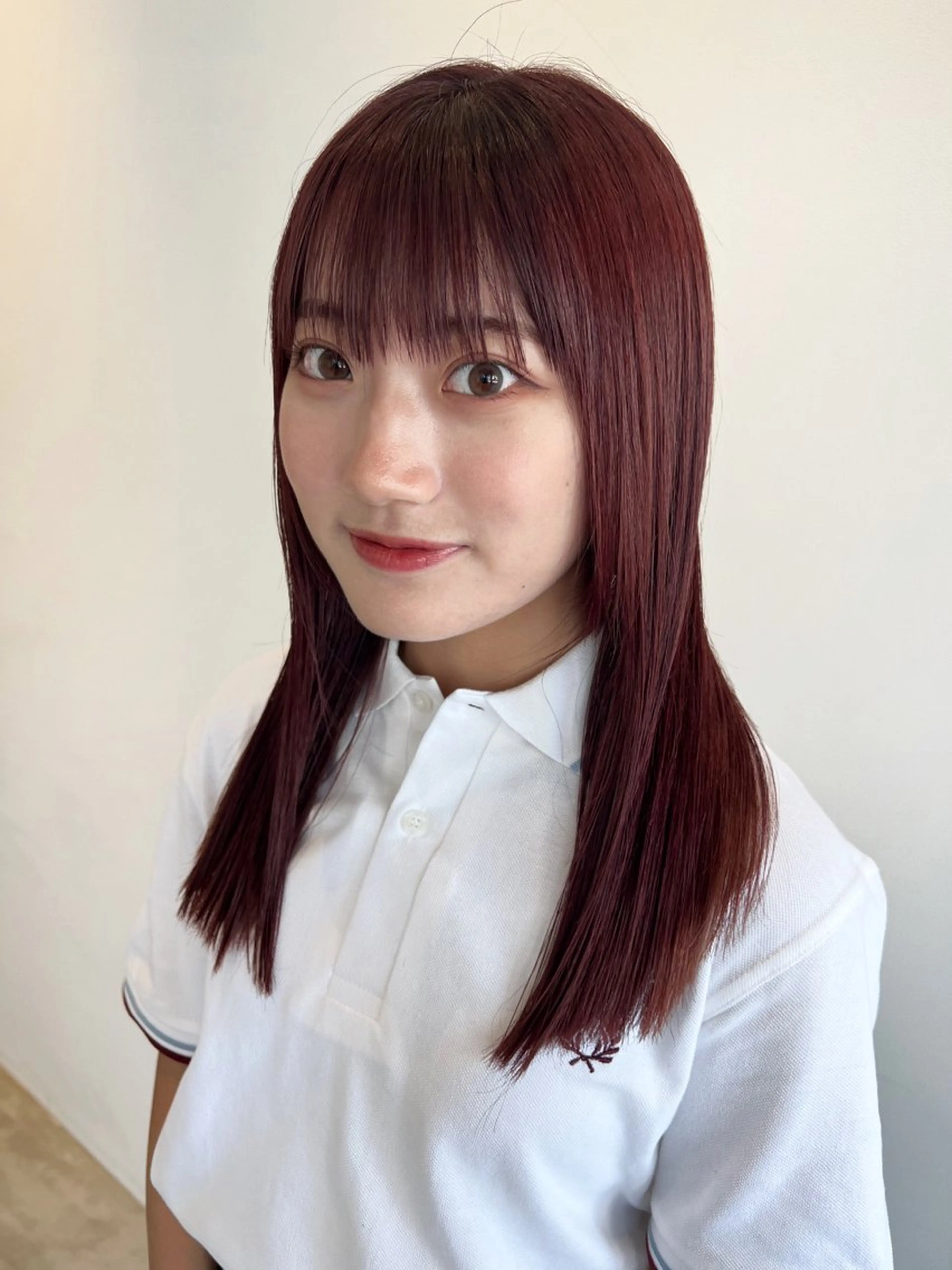 ロング ヘアカラー トリートメント 色落ち可愛い艶ハイト ーン🧊AZUKIのヘアスタイル