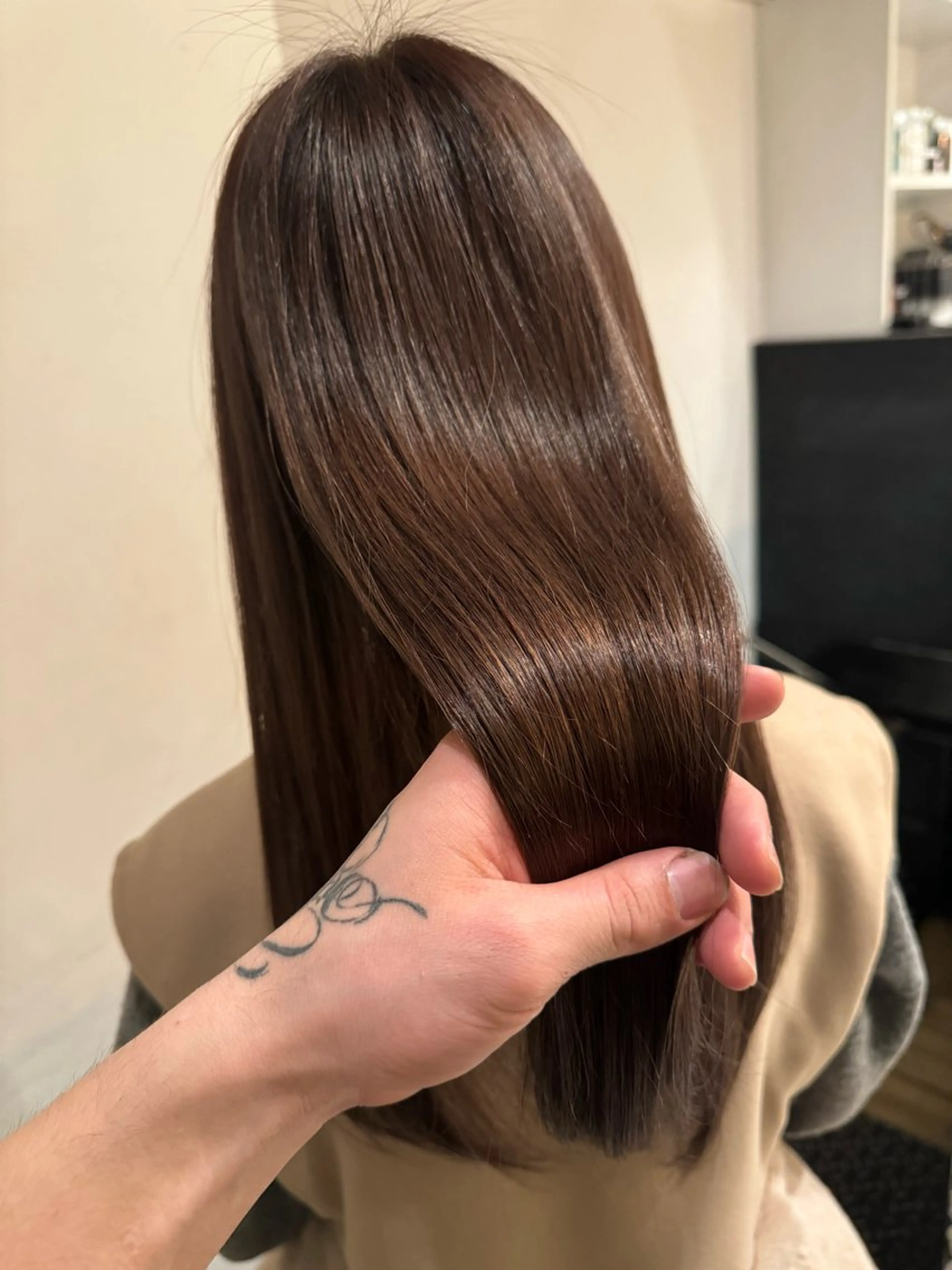 セミロング 髪質改善 トリートメント Luxe表参道 髪質改善　奈良のヘアスタイル